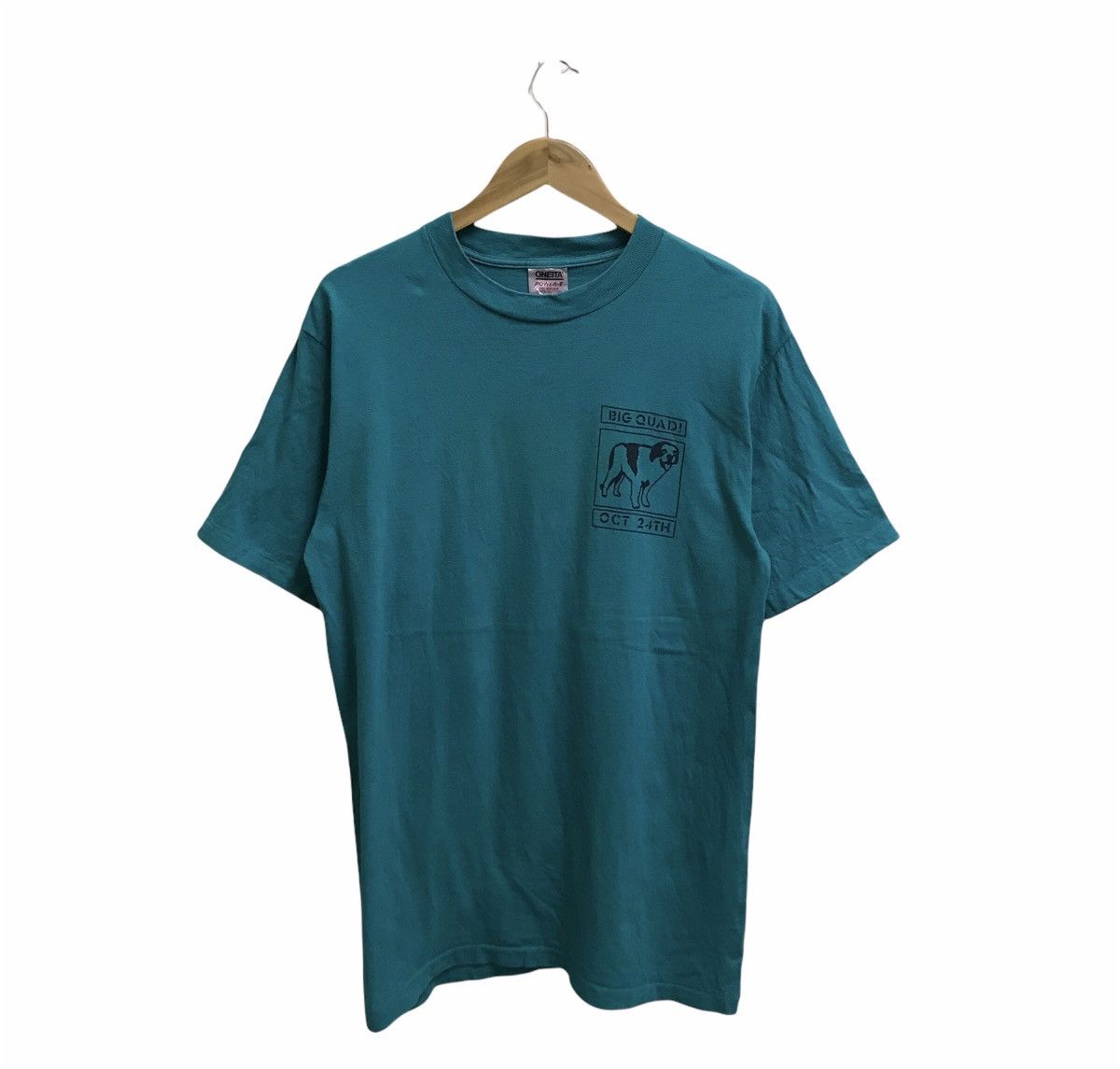 Big Dogs Vintage 90s Big Guard Dog Oneita Tshirt Size US M / EU 48-50 / 2 - 2 Thumbnail