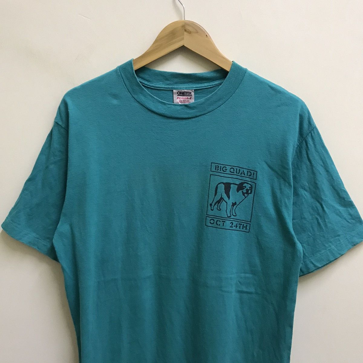 Big Dogs Vintage 90s Big Guard Dog Oneita Tshirt Size US M / EU 48-50 / 2 - 3 Thumbnail