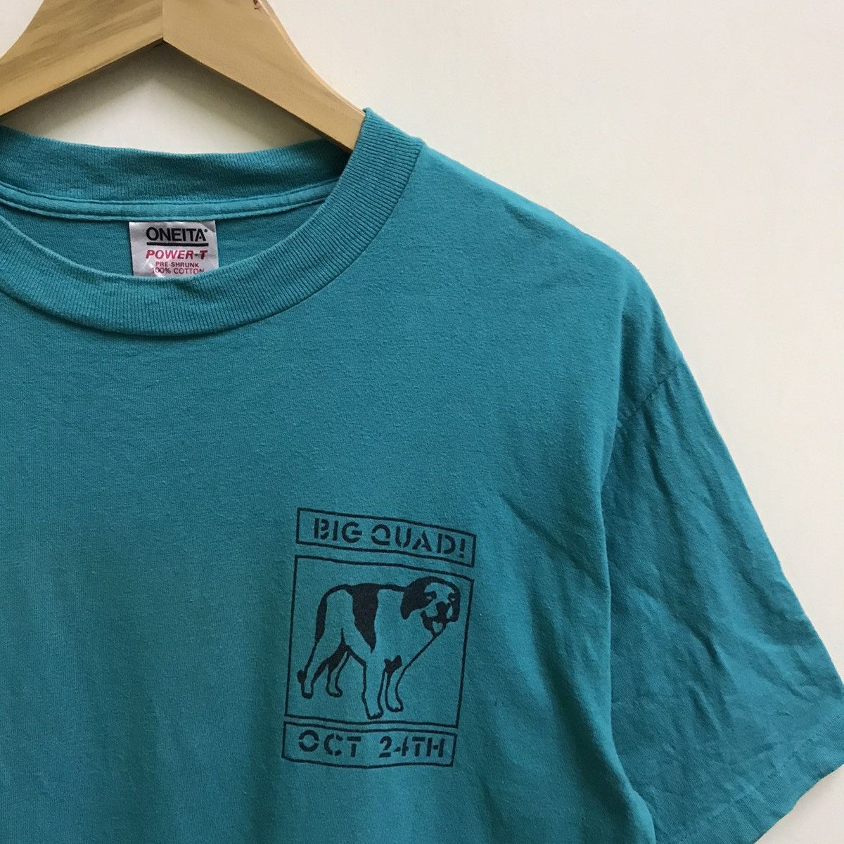 Big Dogs Vintage 90s Big Guard Dog Oneita Tshirt Size US M / EU 48-50 / 2 - 4 Thumbnail