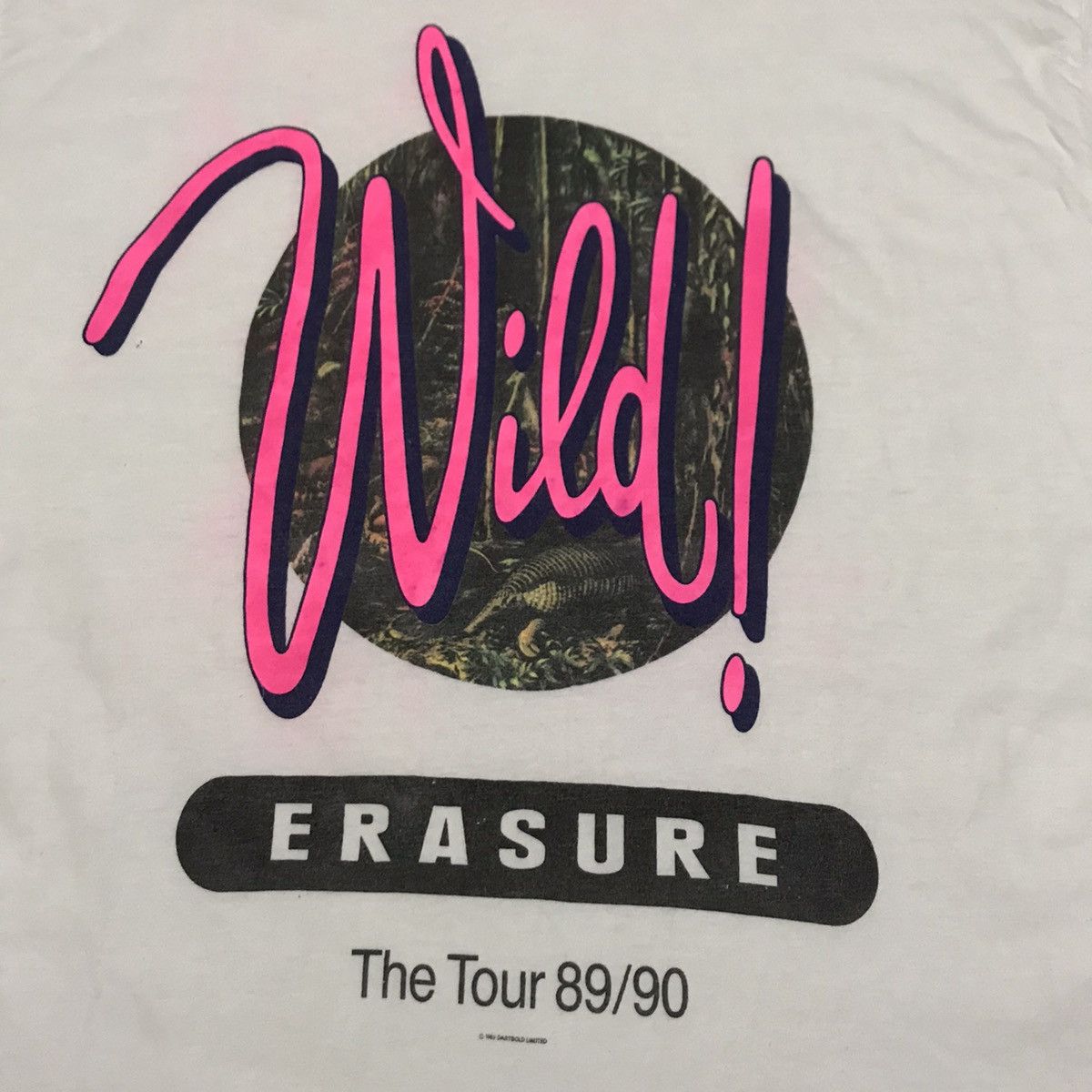 Band Tees Vintage Erasure The Wild 89/90 Tour Music Concert T-Shirt Size US M / EU 48-50 / 2 - 5 Thumbnail