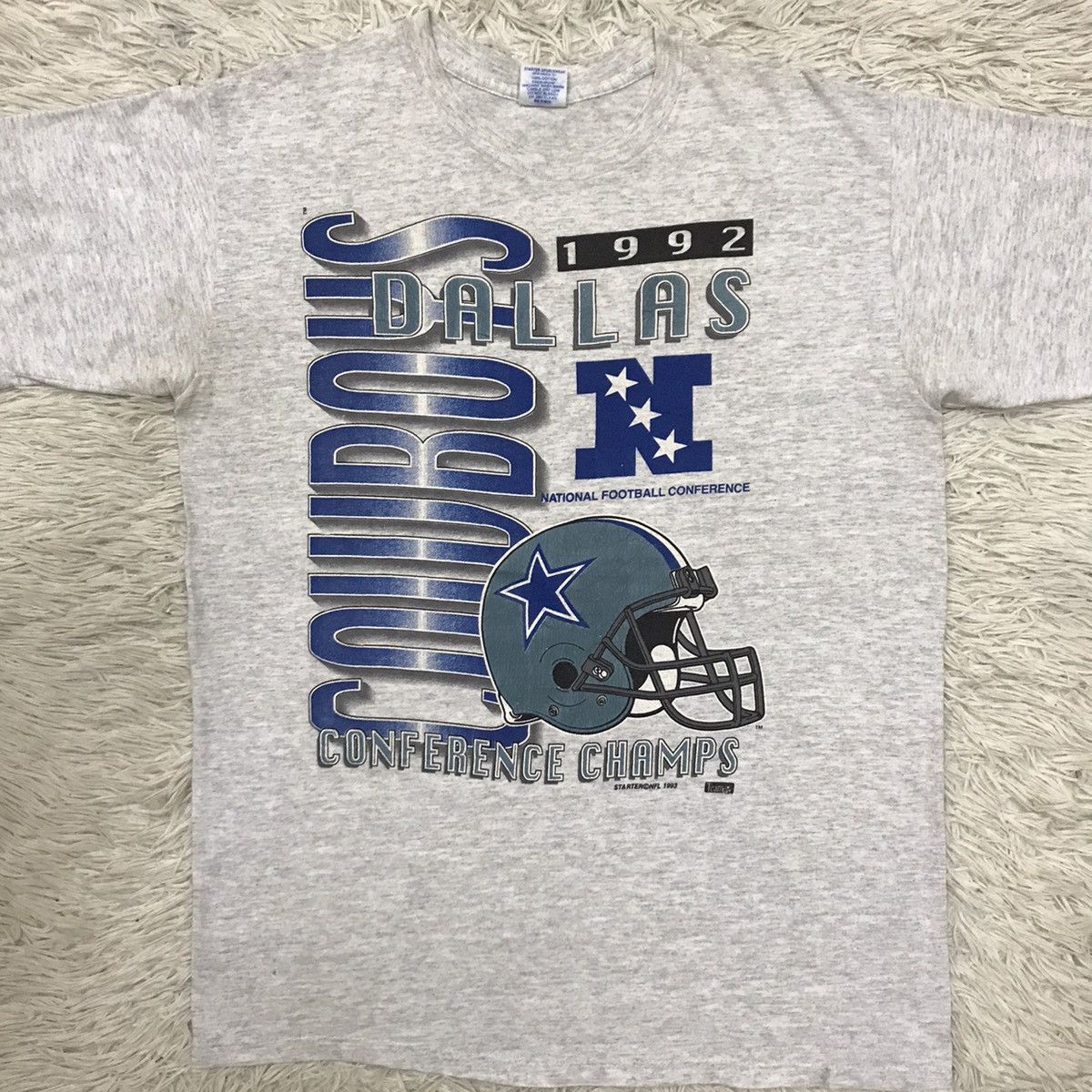NFL Vintage 90s Dallas Cowboys Starter NFL Tshirt Size US M / EU 48-50 / 2 - 7 Thumbnail