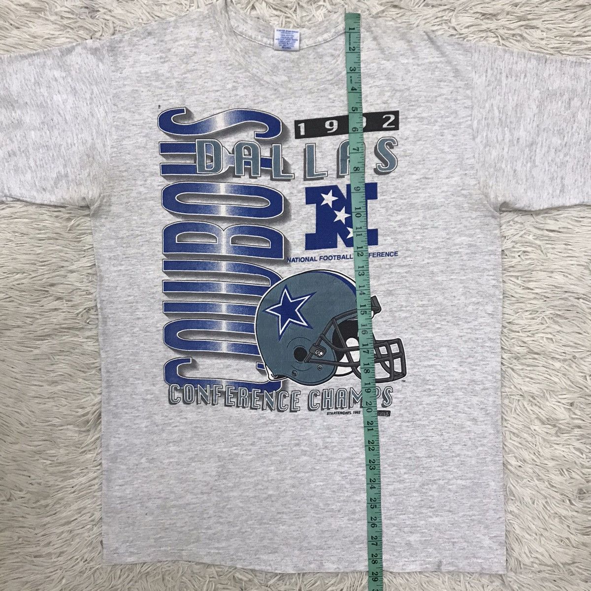 NFL Vintage 90s Dallas Cowboys Starter NFL Tshirt Size US M / EU 48-50 / 2 - 13 Thumbnail