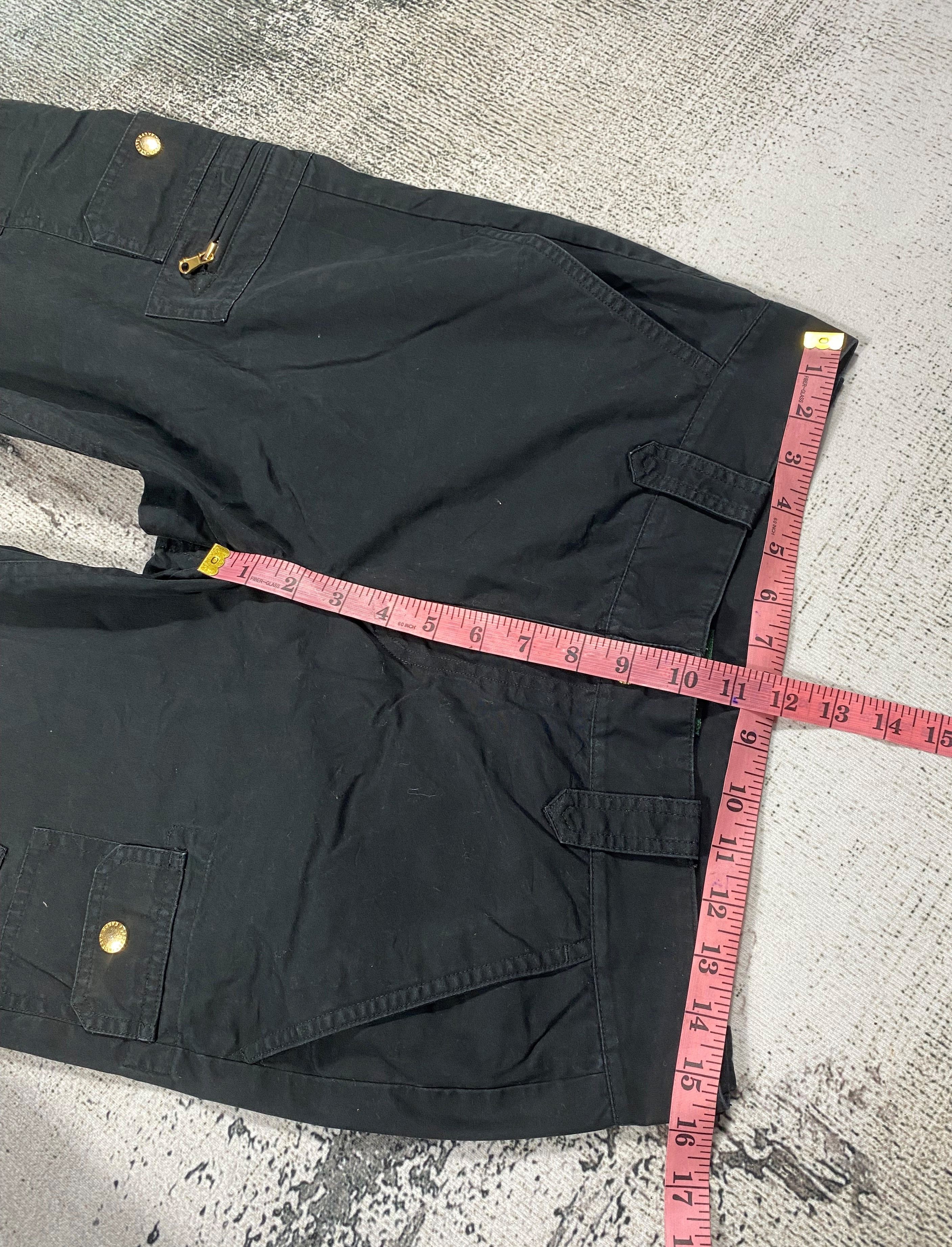 Lauren Ralph Lauren × Vintage Black Cargo Pants Lauren Ralph Lauren Multi Pocket Pants Size 30" / US 8 / IT 44 - 10 Thumbnail