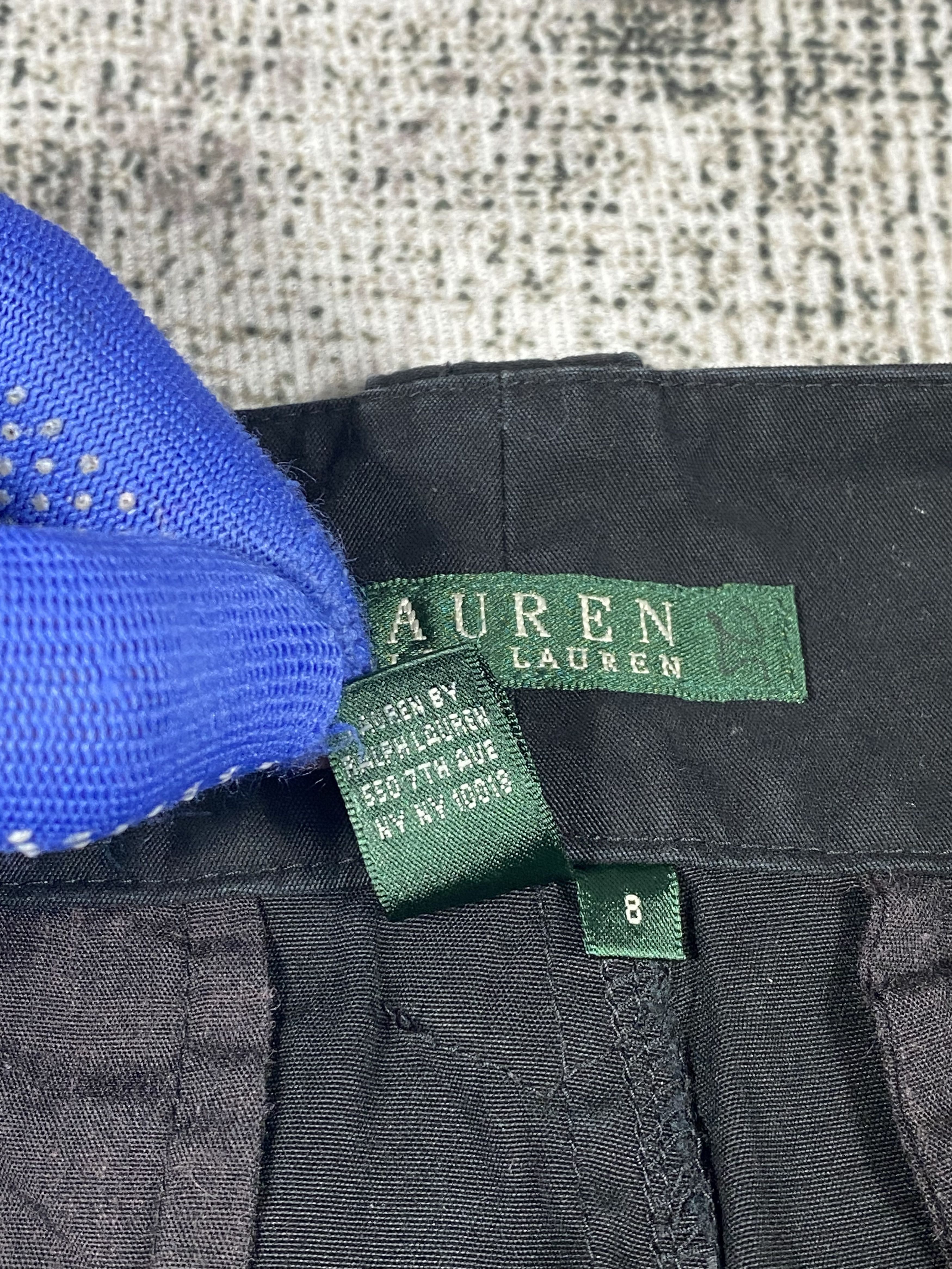 Lauren Ralph Lauren × Vintage Black Cargo Pants Lauren Ralph Lauren Multi Pocket Pants Size 30" / US 8 / IT 44 - 8 Thumbnail