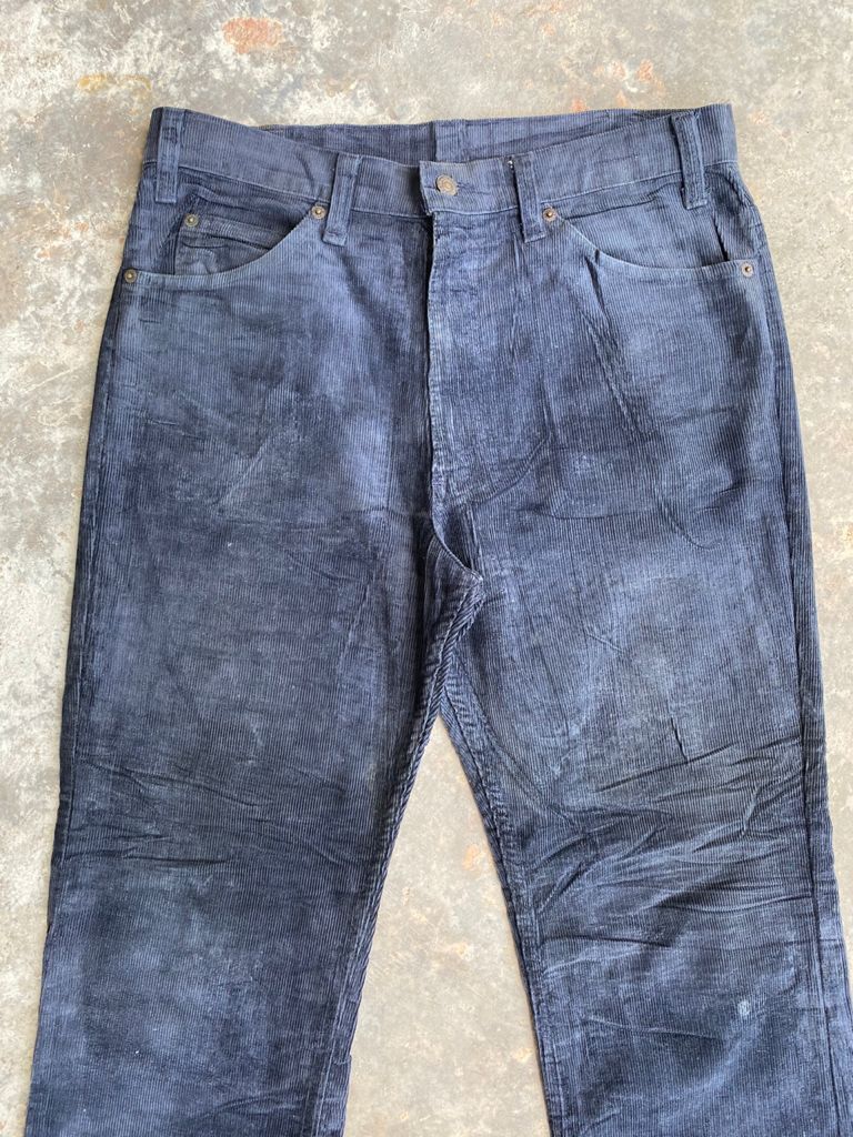 Levi's RARE🔥Vintage Black Levi's 517 Flared Jeans ZIP TALON 42 Size US 34 / EU 50 - 3 Thumbnail