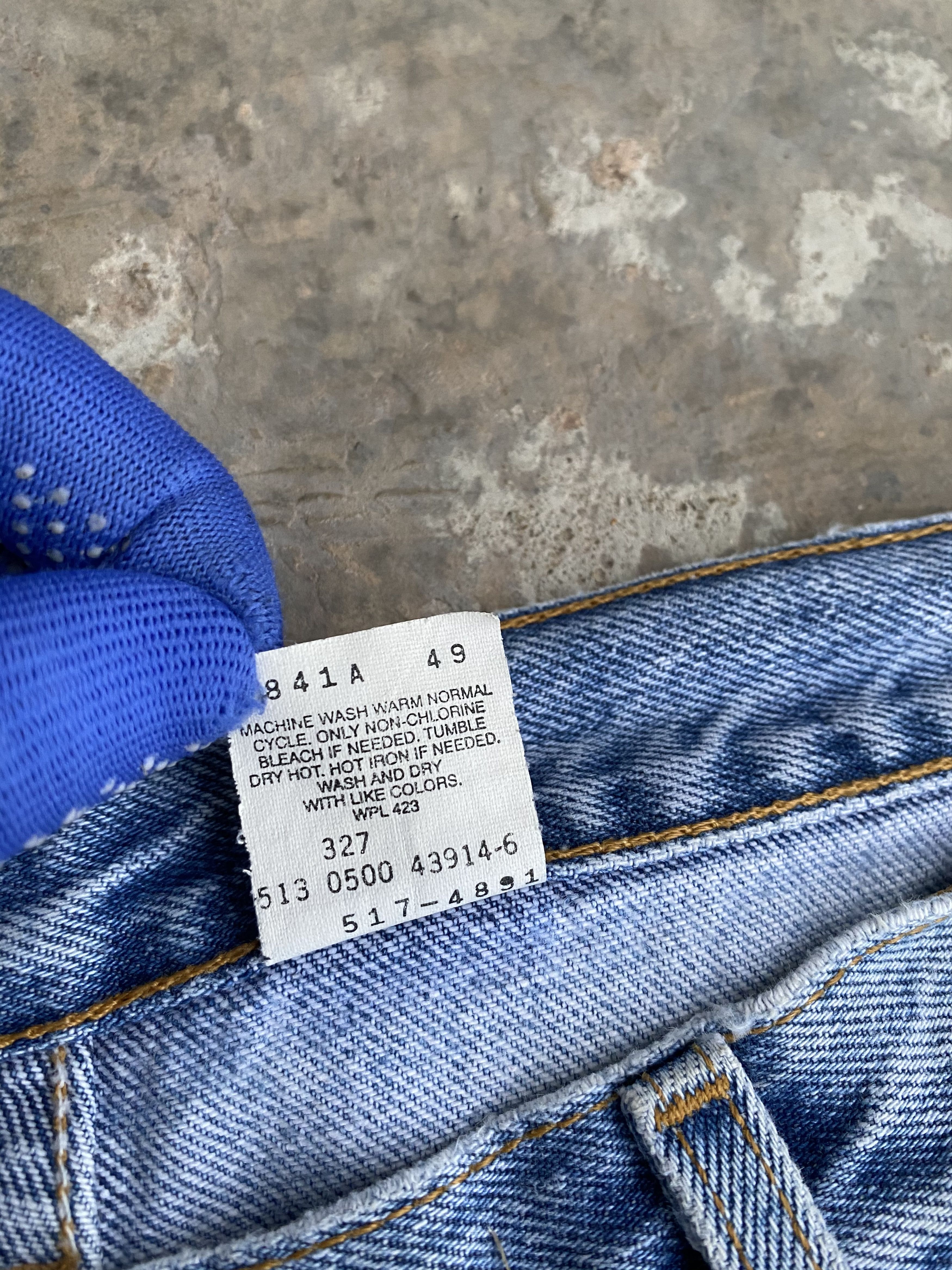 Levi's × Levi's Vintage Clothing 90s Light Blue Wash Vintage Levi's 517 Jeans 35x30Denim Size US 35 - 8 Thumbnail