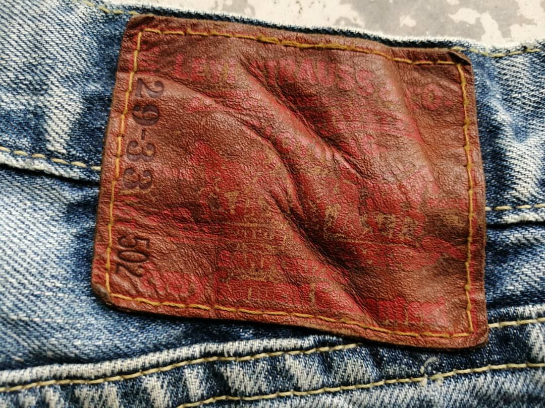 Light Blue Wash Vintage Levi's 502 Jeans 29x33 Denim