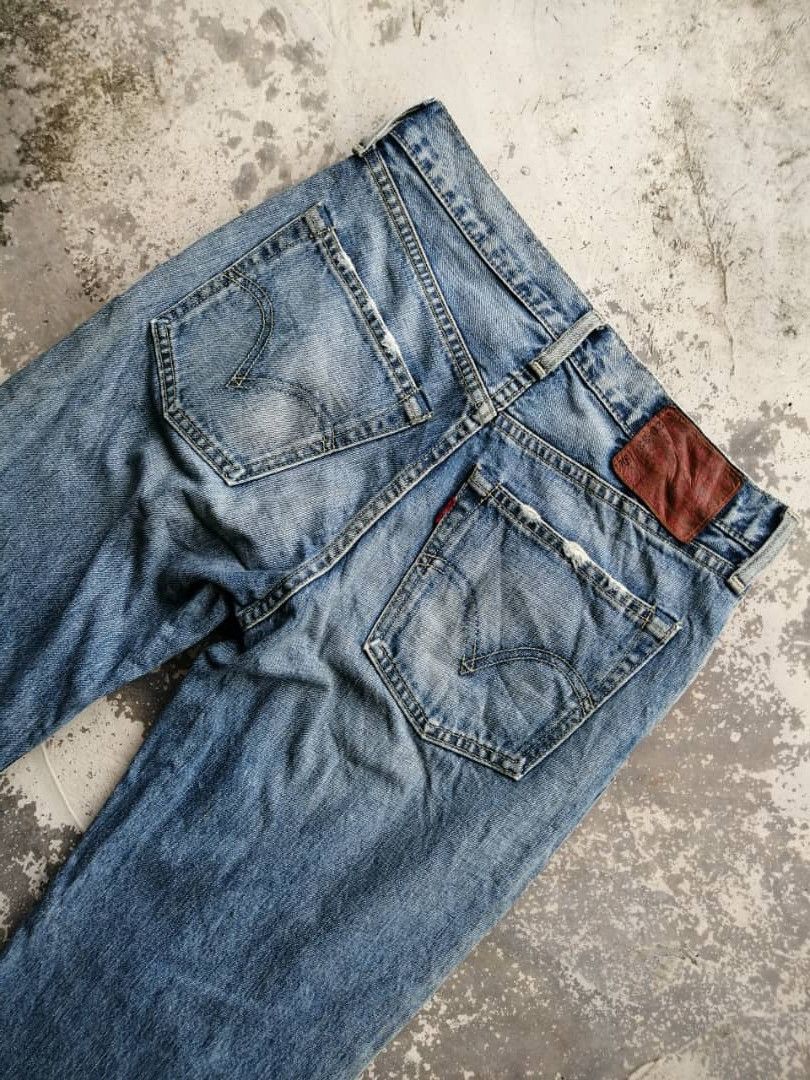 Light Blue Wash Vintage Levi's 502 Jeans 29x33 Denim