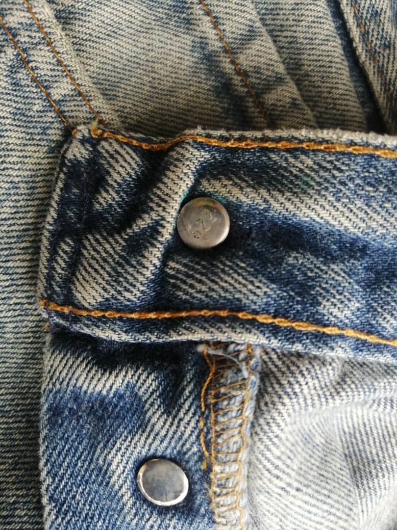 Levi's Vintage Clothing Light Wash Vintage Levi's 501 USA Jeans Custom Patchwork Size US 36 / EU 52 - 9 Thumbnail