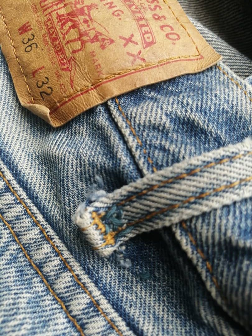 Levi's Vintage Clothing Light Wash Vintage Levi's 501 USA Jeans Custom Patchwork Size US 36 / EU 52 - 16 Thumbnail