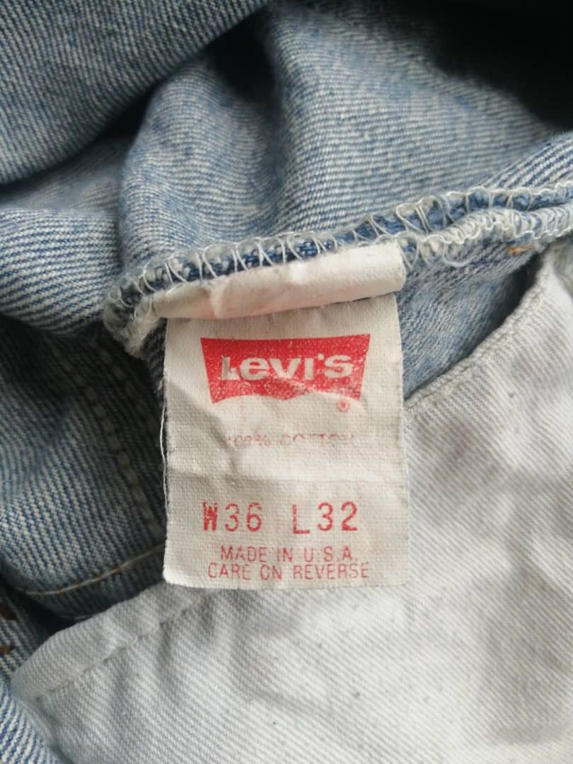 Levi's Vintage Clothing Light Wash Vintage Levi's 501 USA Jeans Custom Patchwork Size US 36 / EU 52 - 10 Thumbnail