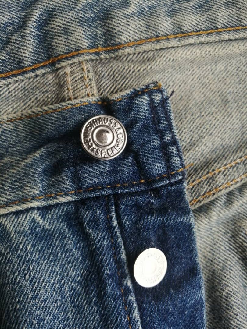 Levi's Vintage Clothing Light Wash Vintage Levi's 501 USA Jeans Custom Patchwork Size US 36 / EU 52 - 8 Thumbnail