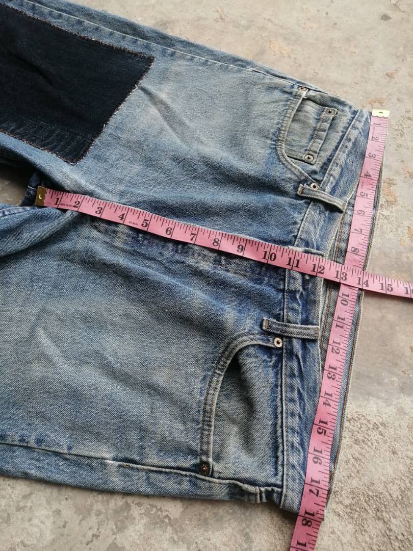 Levi's Vintage Clothing Light Wash Vintage Levi's 501 USA Jeans Custom Patchwork Size US 36 / EU 52 - 20 Thumbnail