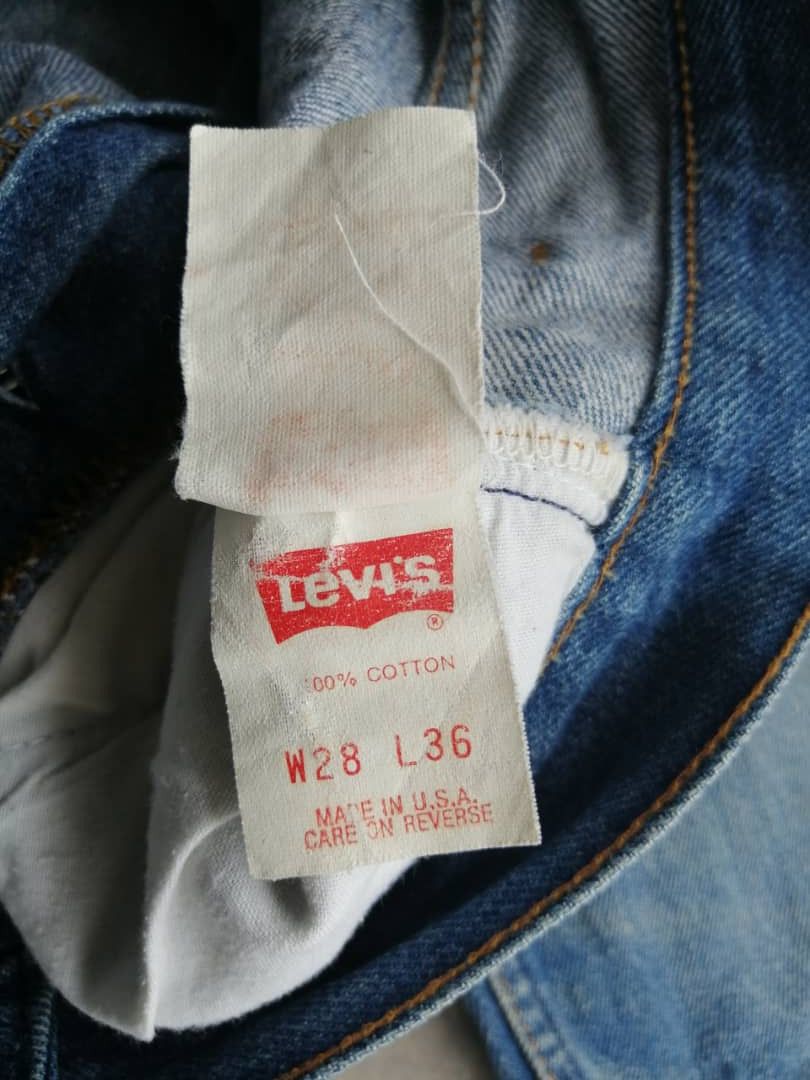 Levi's 90s Light Wash Vintage Levi's 501 USA Jeans 28x30 Denim Size US 28 / EU 44 - 7 Thumbnail