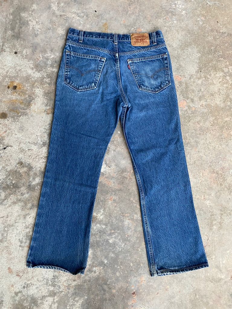 Levi's Vintage Clothing Vintage 90s Light Wash Levi's 517 Bootcut Flare Jeans Size US 33 - 2 Thumbnail