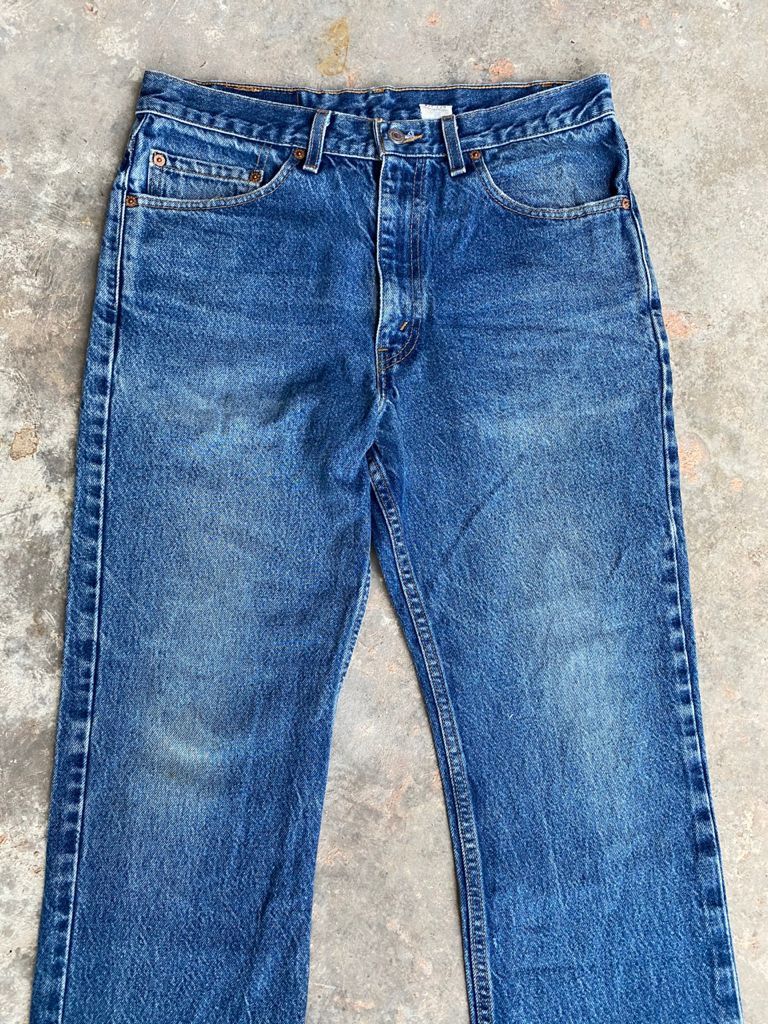 Levi's Vintage Clothing Vintage 90s Light Wash Levi's 517 Bootcut Flare Jeans Size US 33 - 3 Thumbnail
