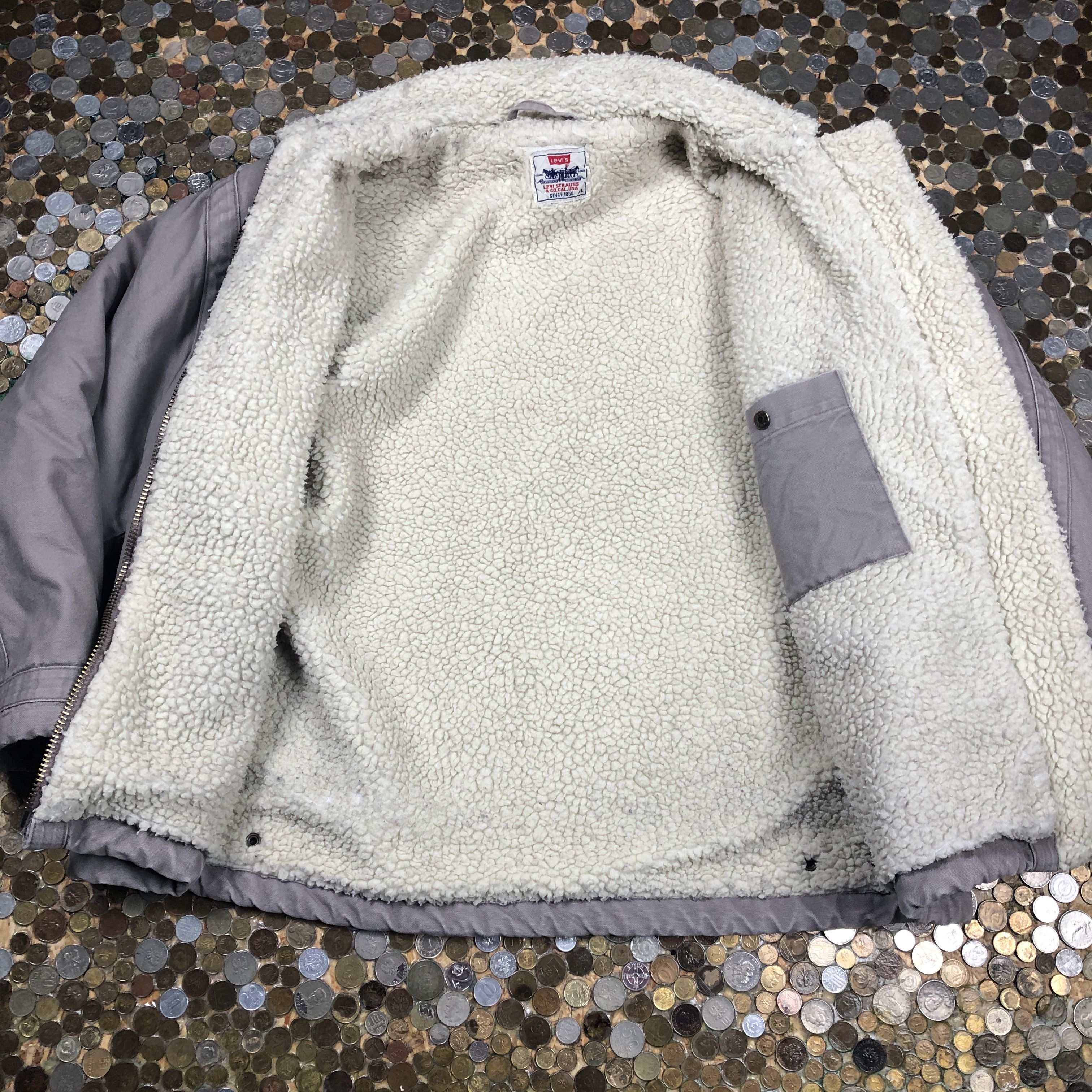 Levi's Levi's Vintage Courdory jacket sherpa with furry Size US XL / EU 56 / 4 - 4 Thumbnail