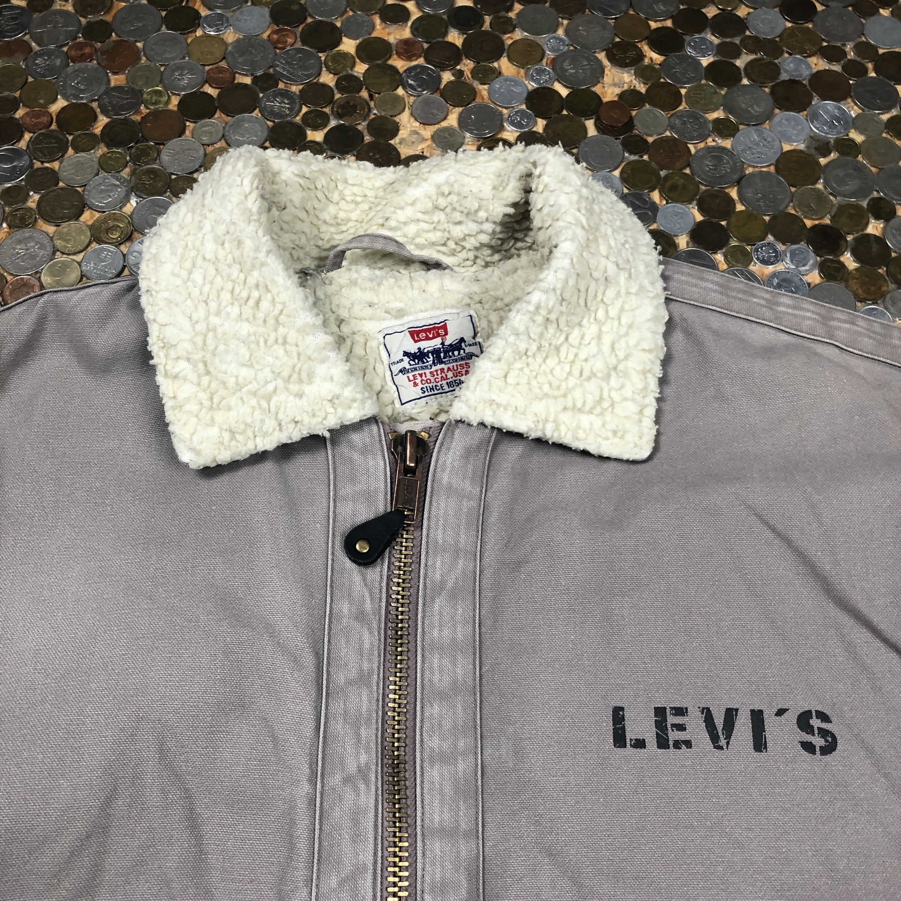 Levi's Levi's Vintage Courdory jacket sherpa with furry Size US XL / EU 56 / 4 - 3 Thumbnail