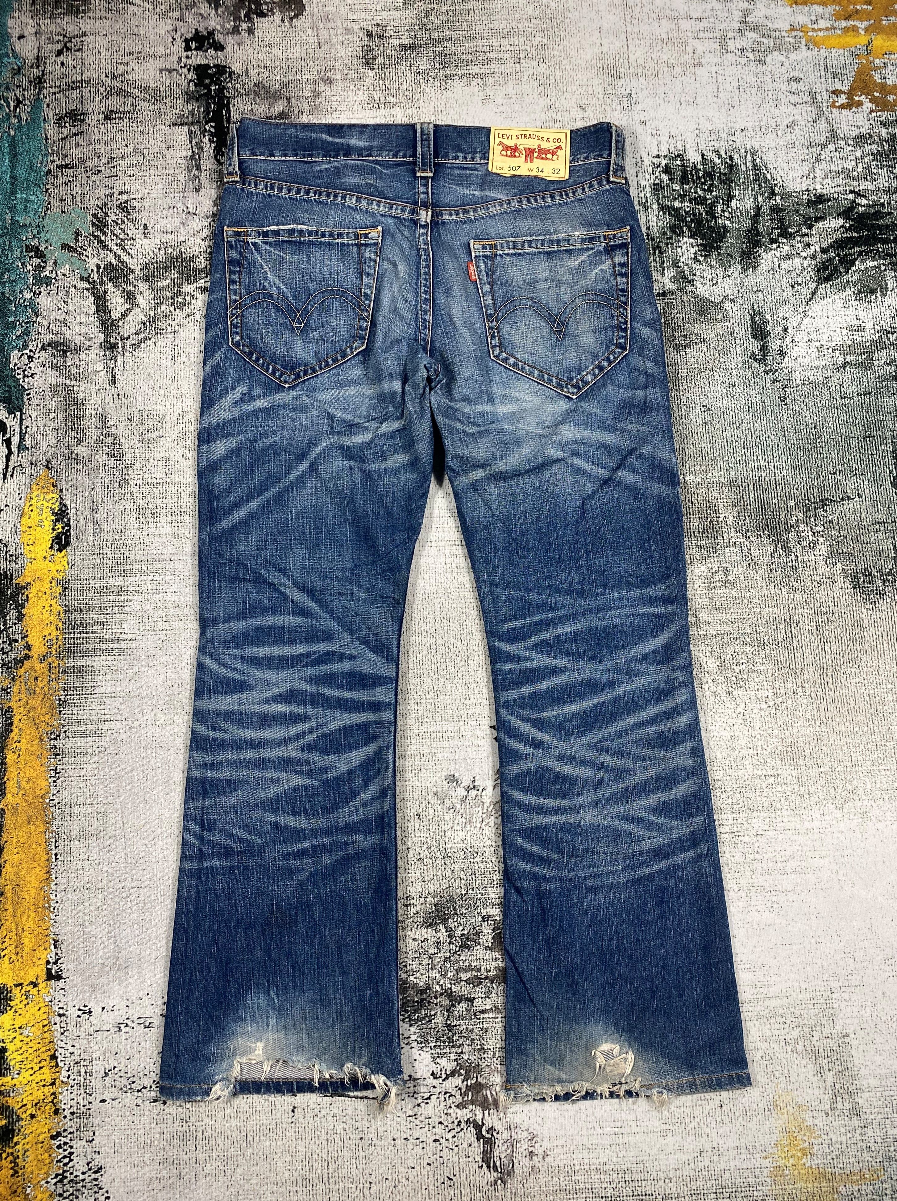 Levi's Vintage Levis Flared Bootcut Distressed Denim Size US 34 / EU 50 - 1 Thumbnail