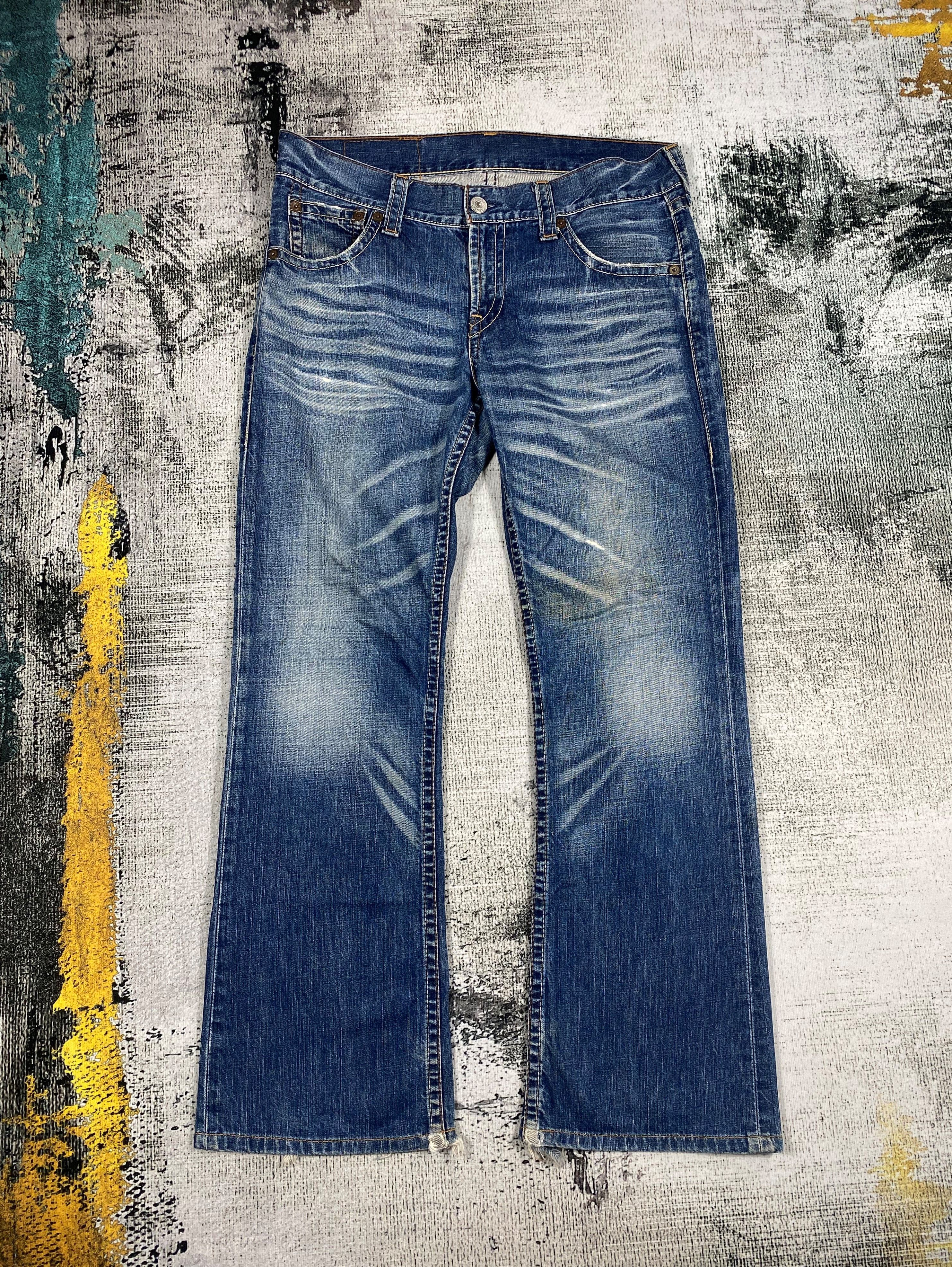 Levi's Vintage Levis Flared Bootcut Distressed Denim Size US 34 / EU 50 - 2 Thumbnail