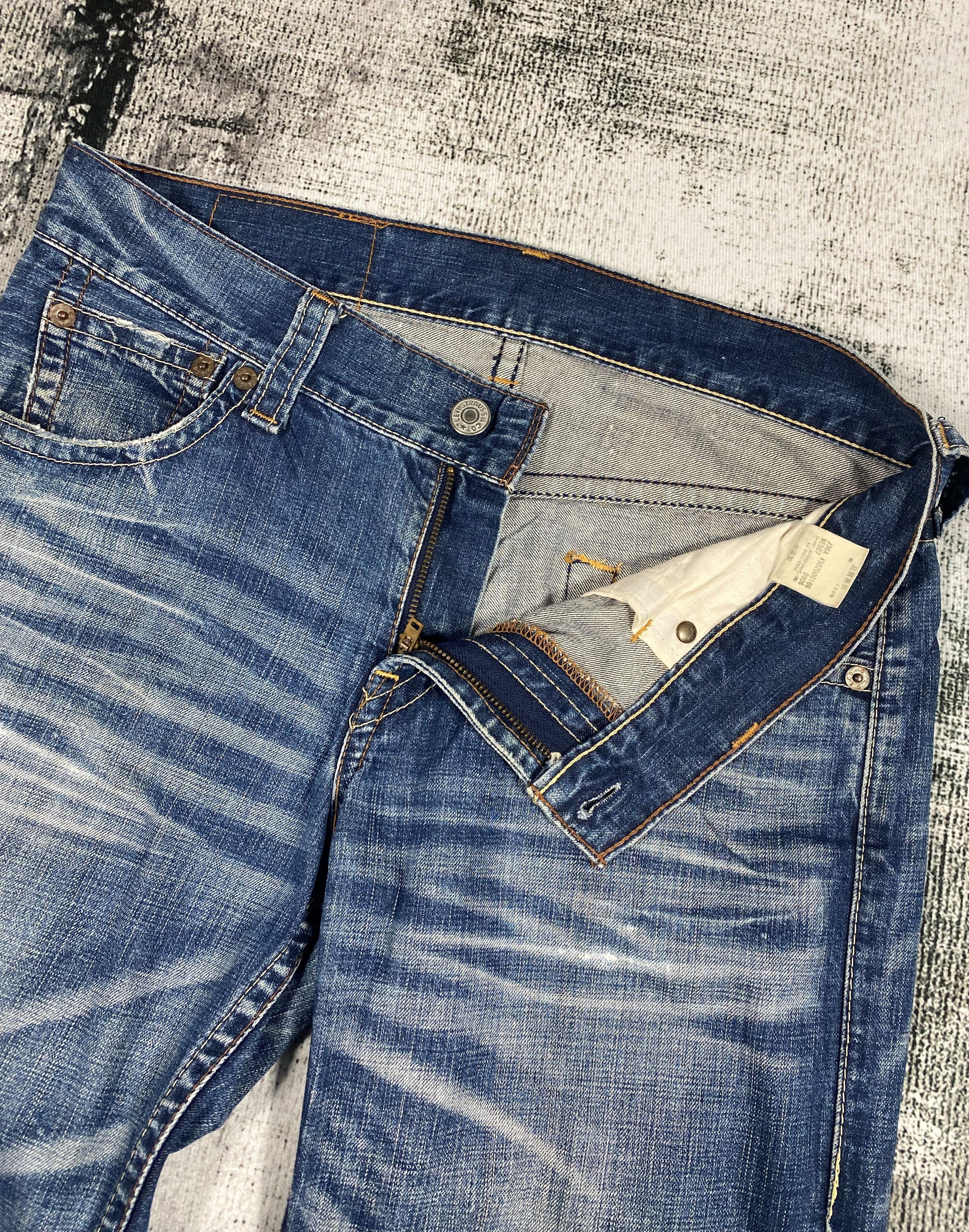 Levi's Vintage Levis Flared Bootcut Distressed Denim Size US 34 / EU 50 - 6 Thumbnail