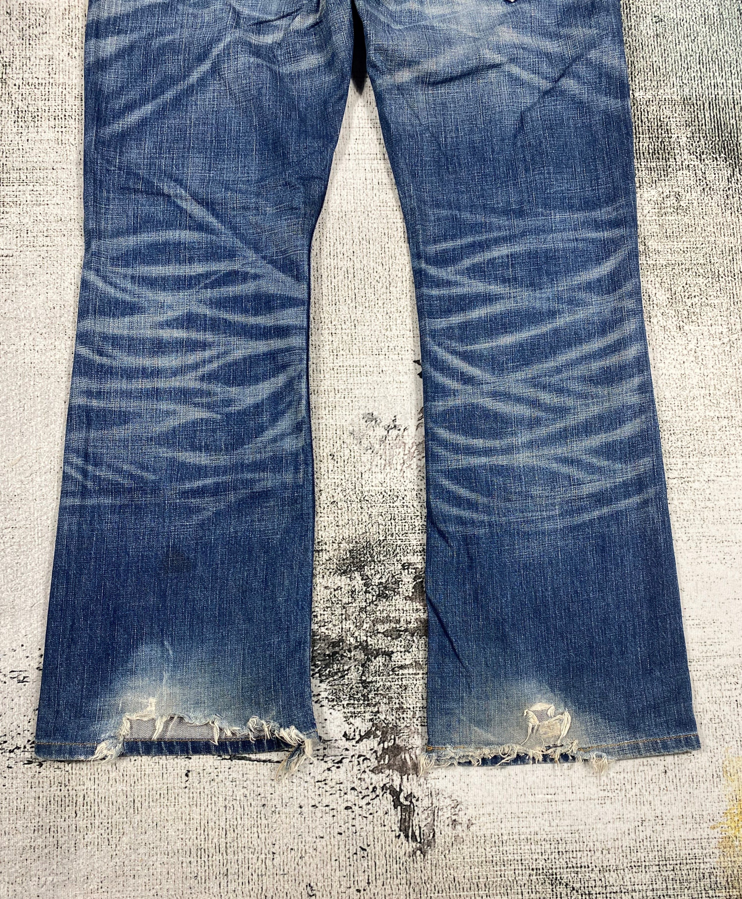 Levi's Vintage Levis Flared Bootcut Distressed Denim Size US 34 / EU 50 - 11 Thumbnail