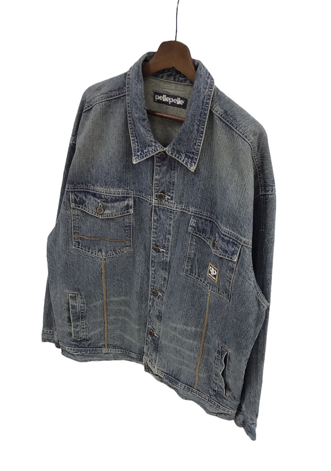 JNCO Pelle Pelle Denim Jacket Size US L / EU 52-54 / 3 - 3 Thumbnail