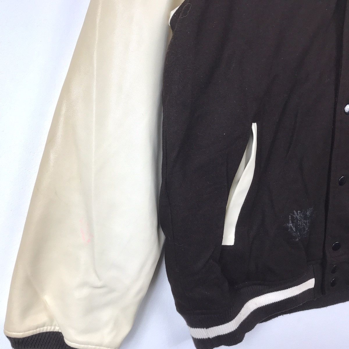 Japanese Brand Vintage Ruf Two Inspired By Hysteric Glamour Varsity Jacket Size US L / EU 52-54 / 3 - 6 Thumbnail