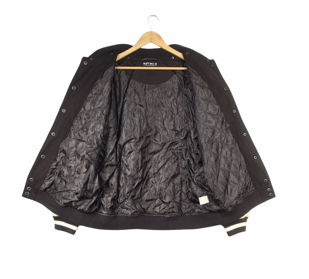 Japanese Brand Vintage Ruf Two Inspired By Hysteric Glamour Varsity Jacket Size US L / EU 52-54 / 3 - 3 Thumbnail