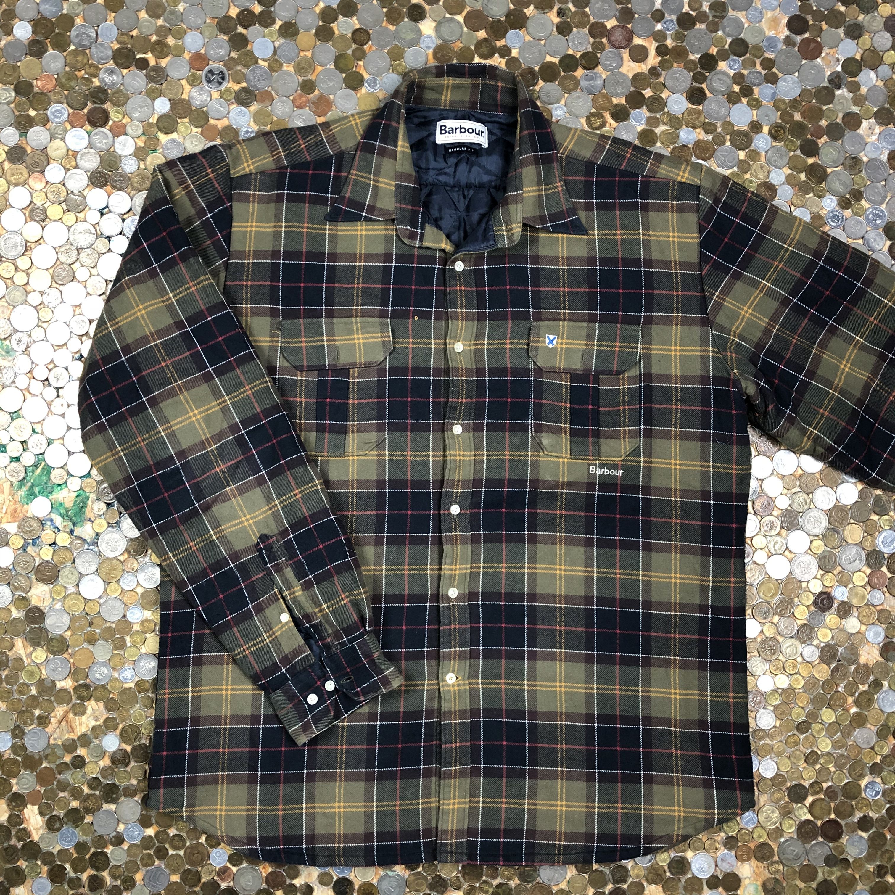 Barbour Barbour Overshirt Size 58 checkred style buttons up | Grailed