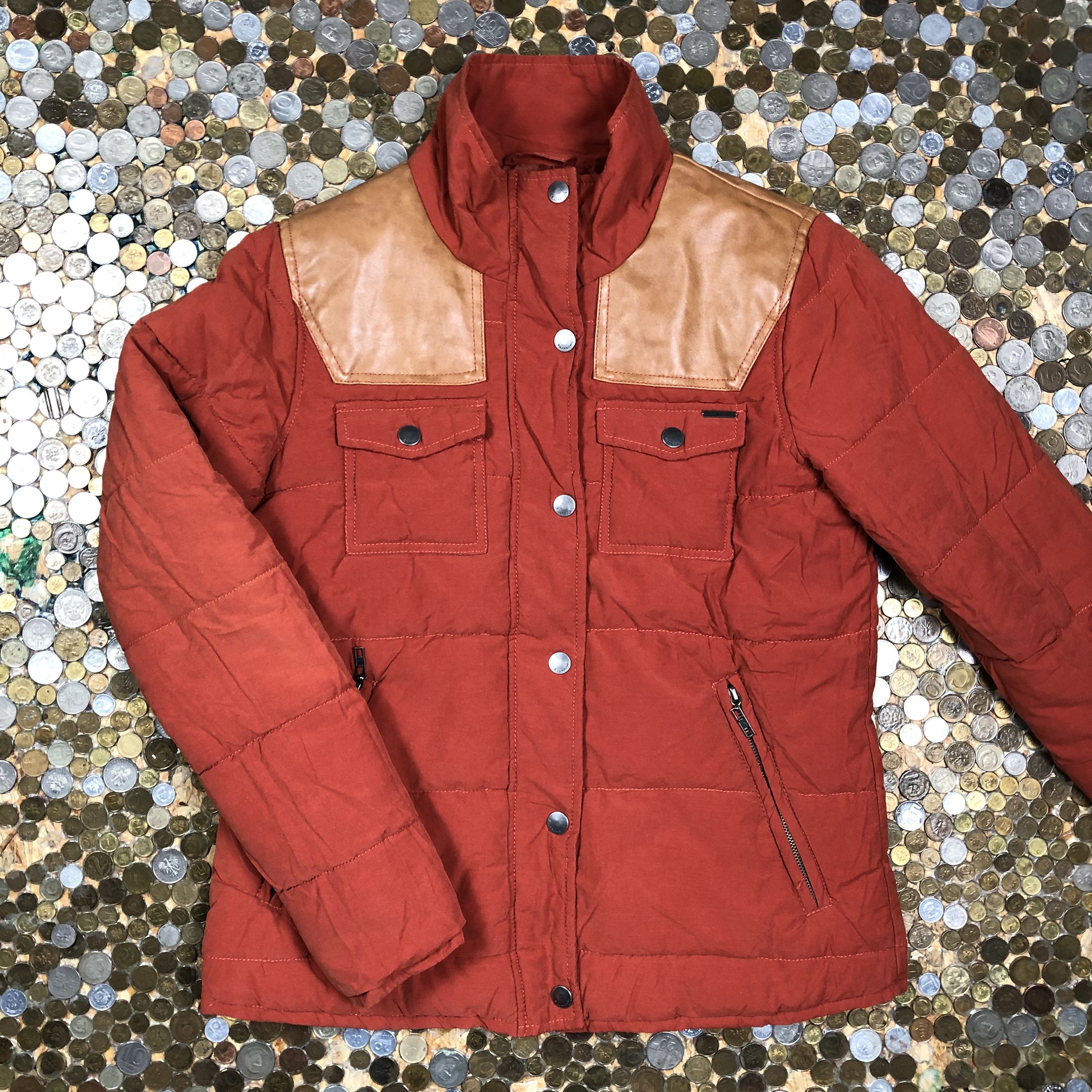Billabong BIlla Bong qualited jacket with leather Size US S / EU 44-46 / 1 - 1 Thumbnail