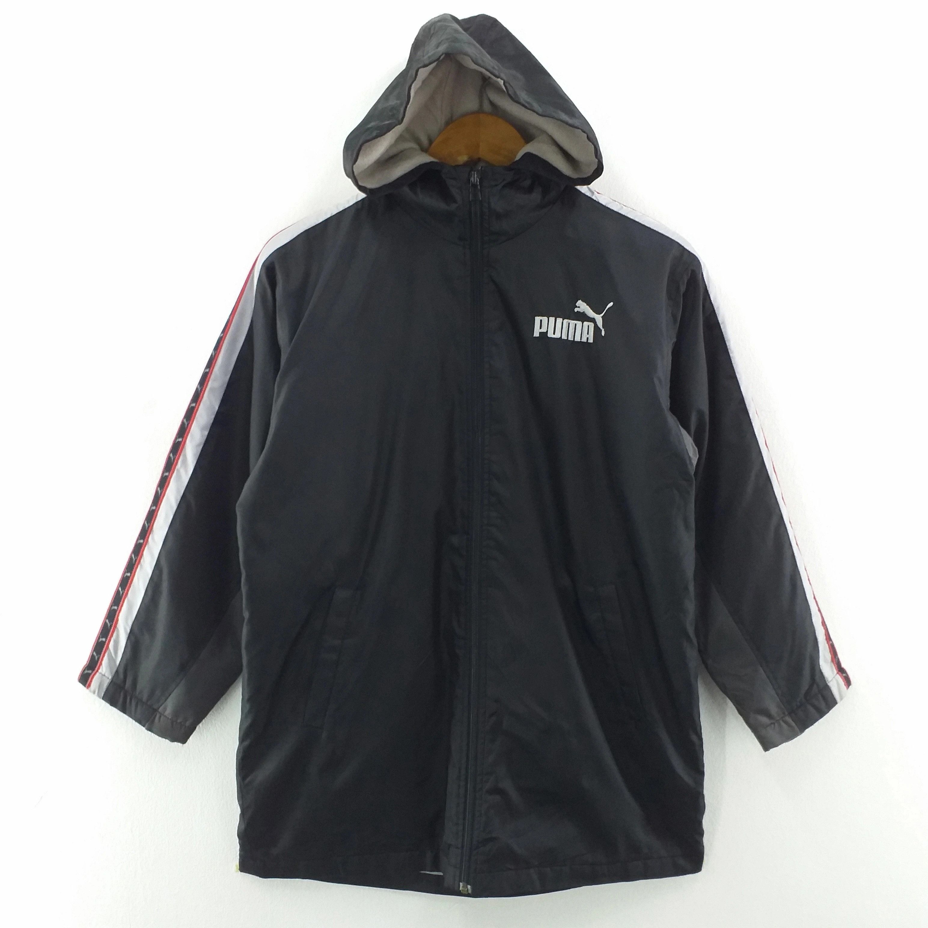 Puma Vintage Puma Windbreaker Side Tape Jacket -J032 Size US L / EU 52-54 / 3 - 1 Thumbnail