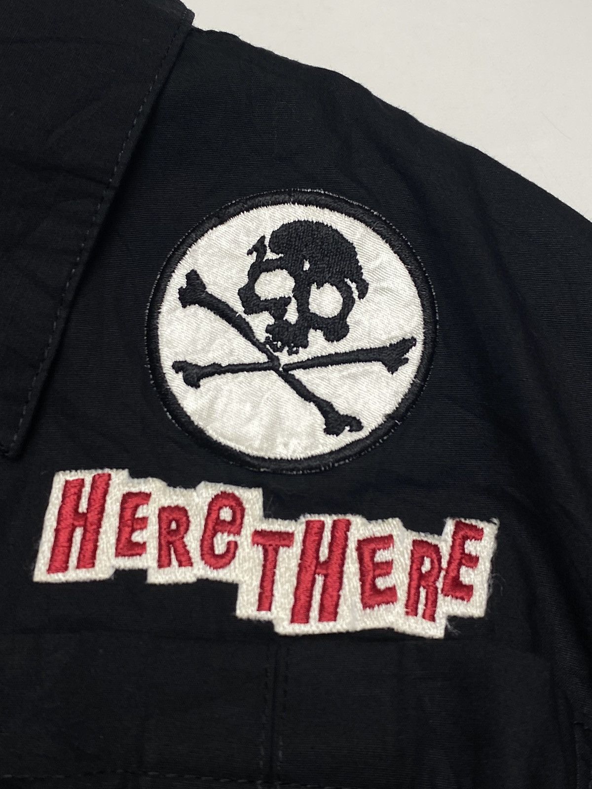 Hysteric Glamour 1990s Here There - Multizipper Punk Button Shirt Size XS / US 0-2 / IT 36-38 - 5 Thumbnail