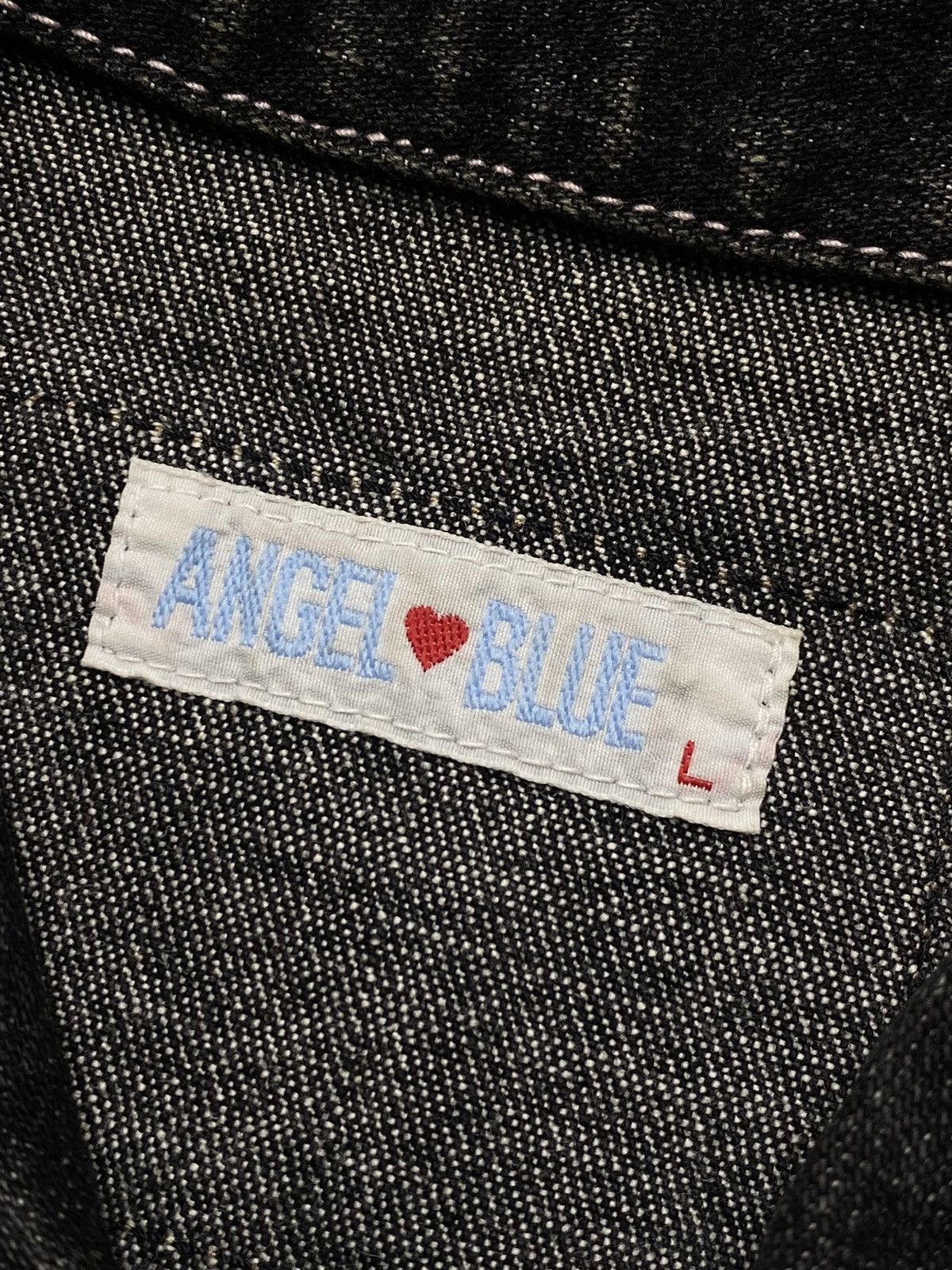 Hysteric Glamour 2000s Angel Blue - Distressed Painter Denim Jacket Size US S / EU 44-46 / 1 - 9 Thumbnail