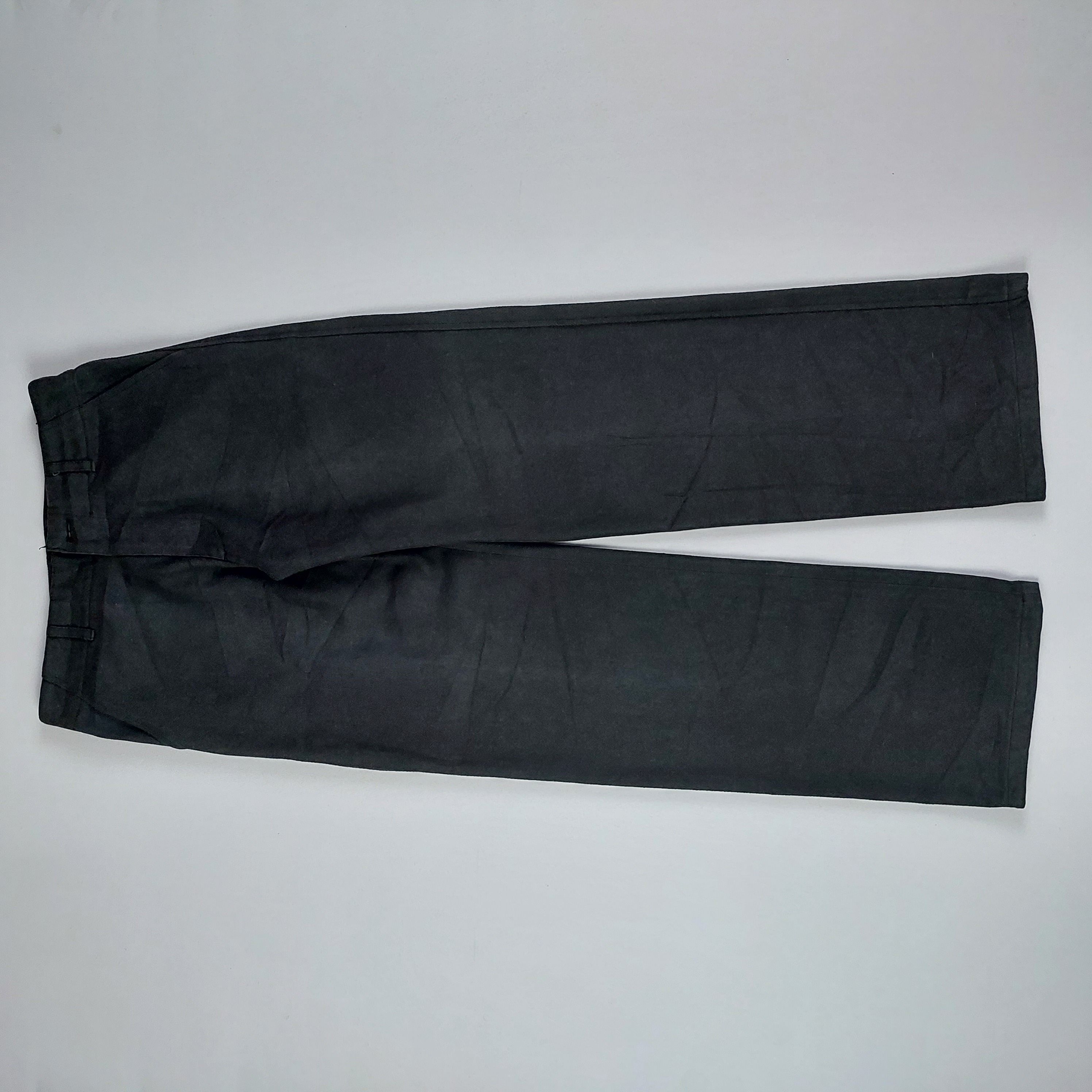 Pre-owned Jean Paul Gaultier - Wide Leg - Pants In Black Gray