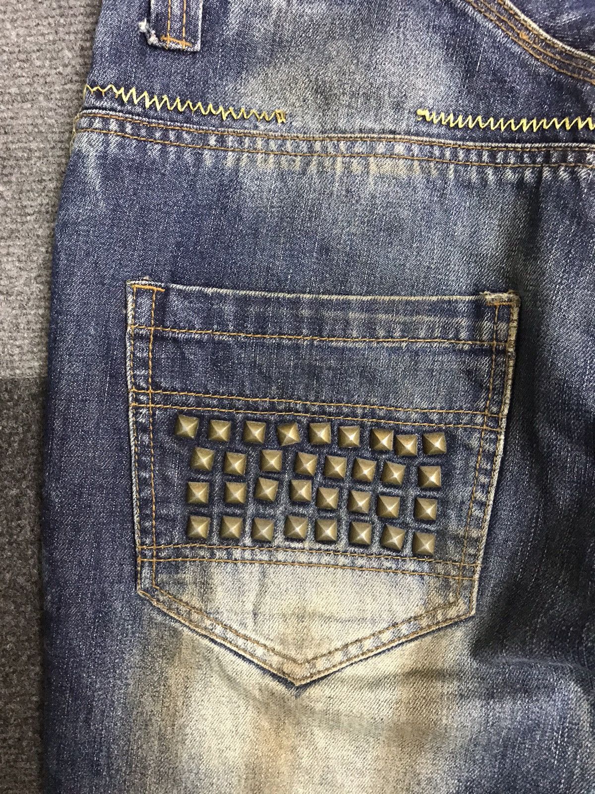 Japanese Brand Joneaa Distressed Patchwork Jeans Size US 29 - 18 Thumbnail
