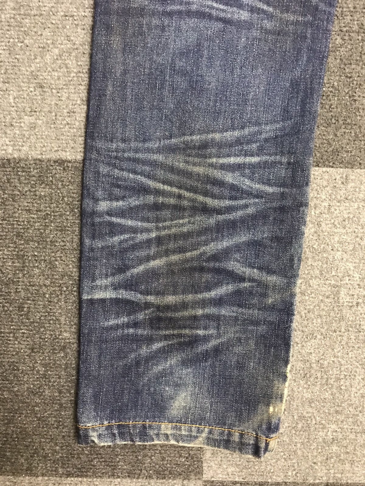 Japanese Brand Joneaa Distressed Patchwork Jeans Size US 29 - 16 Thumbnail
