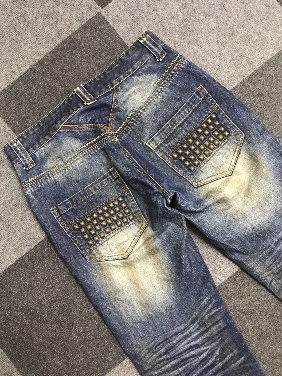Japanese Brand Joneaa Distressed Patchwork Jeans Size US 29 - 12 Thumbnail