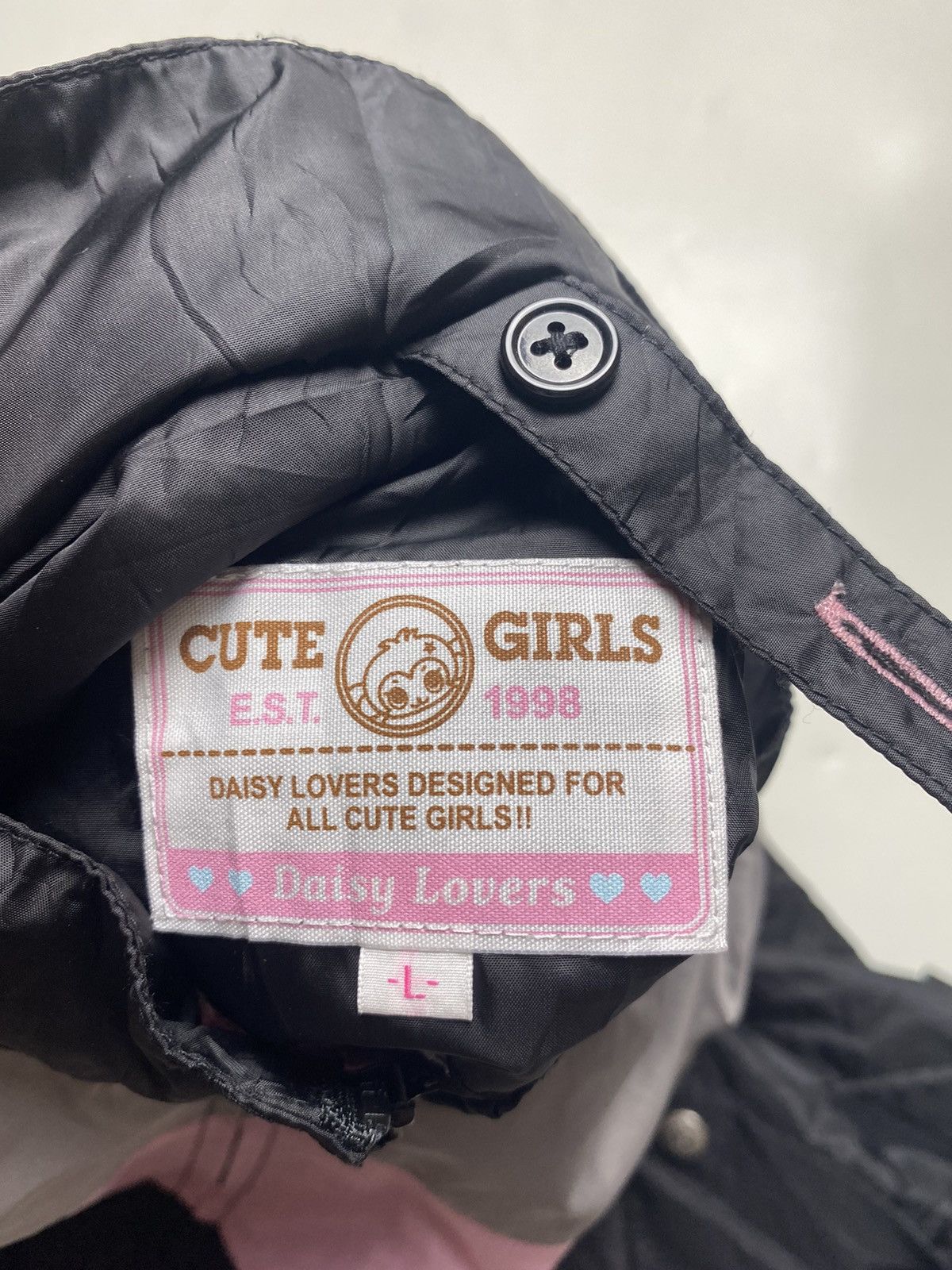 Japanese Brand × Vintage 1990s Daisy Lovers - Hidden Hoodie Lightweight Jacket Size US M / EU 48-50 / 2 - 6 Thumbnail