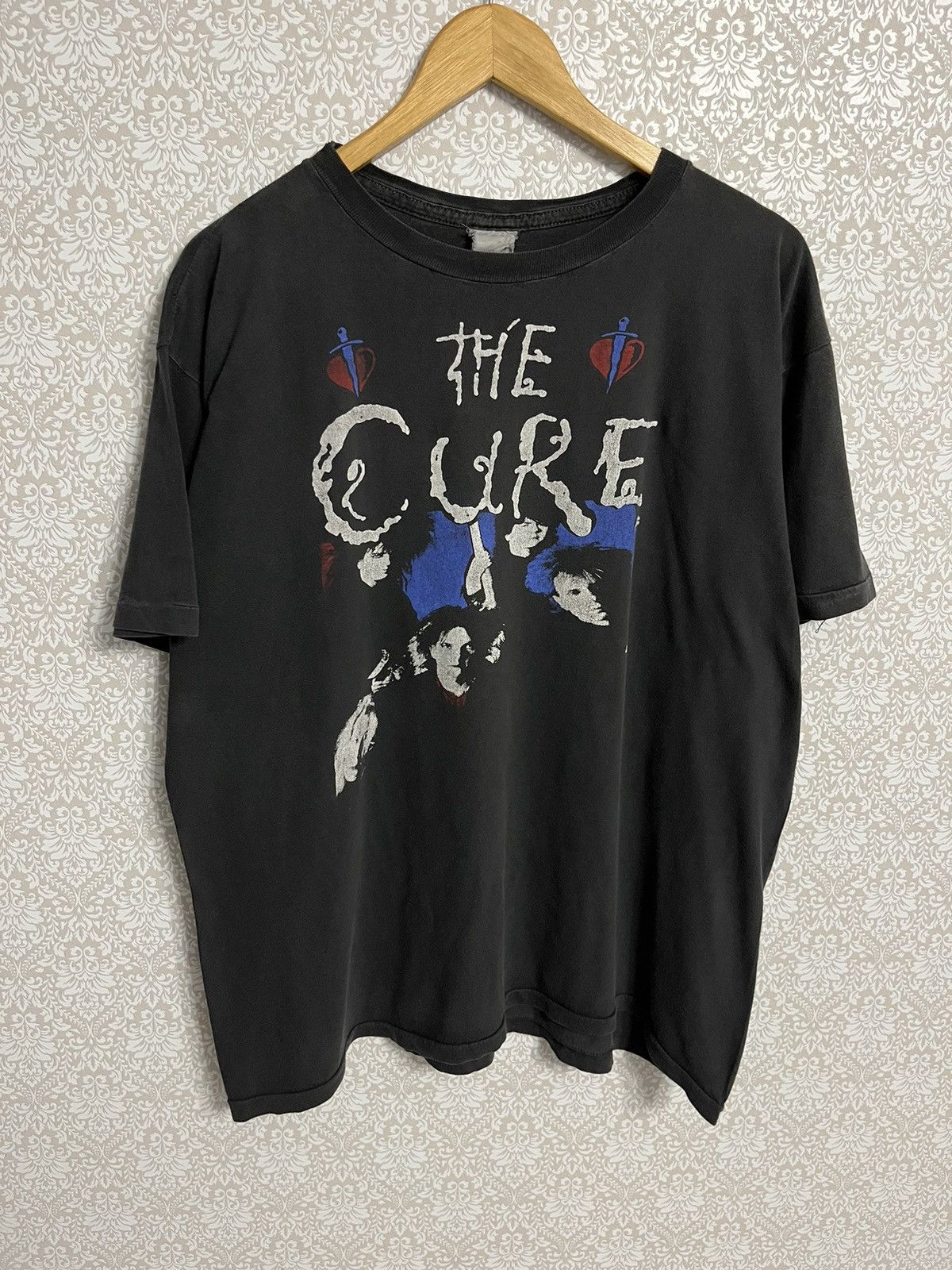 T-shirt The Cure Love Song Années 80 Taille XL - Occasion Parfait état, Envoi Depuis Le Japon