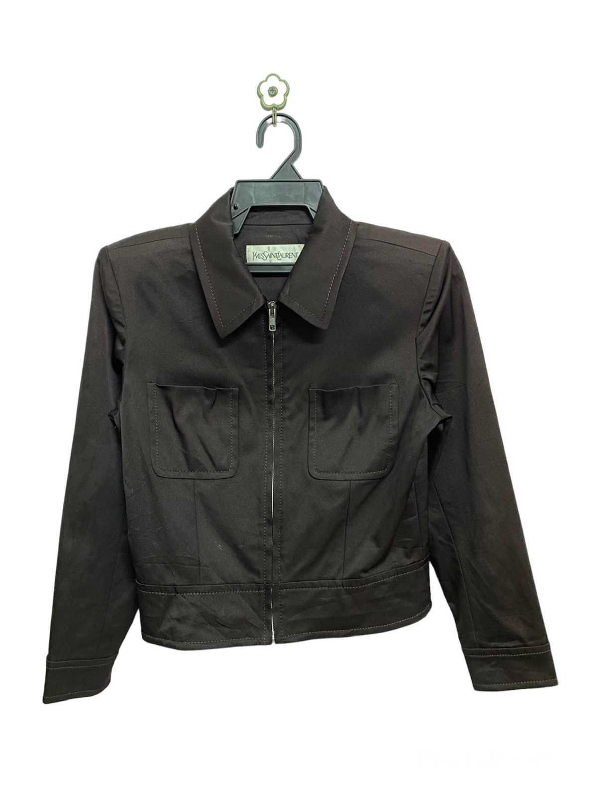 Yves Saint Laurent Yves Saint Laurent Cropped Jacket Size S / US 4 / IT 40 - 1 Thumbnail