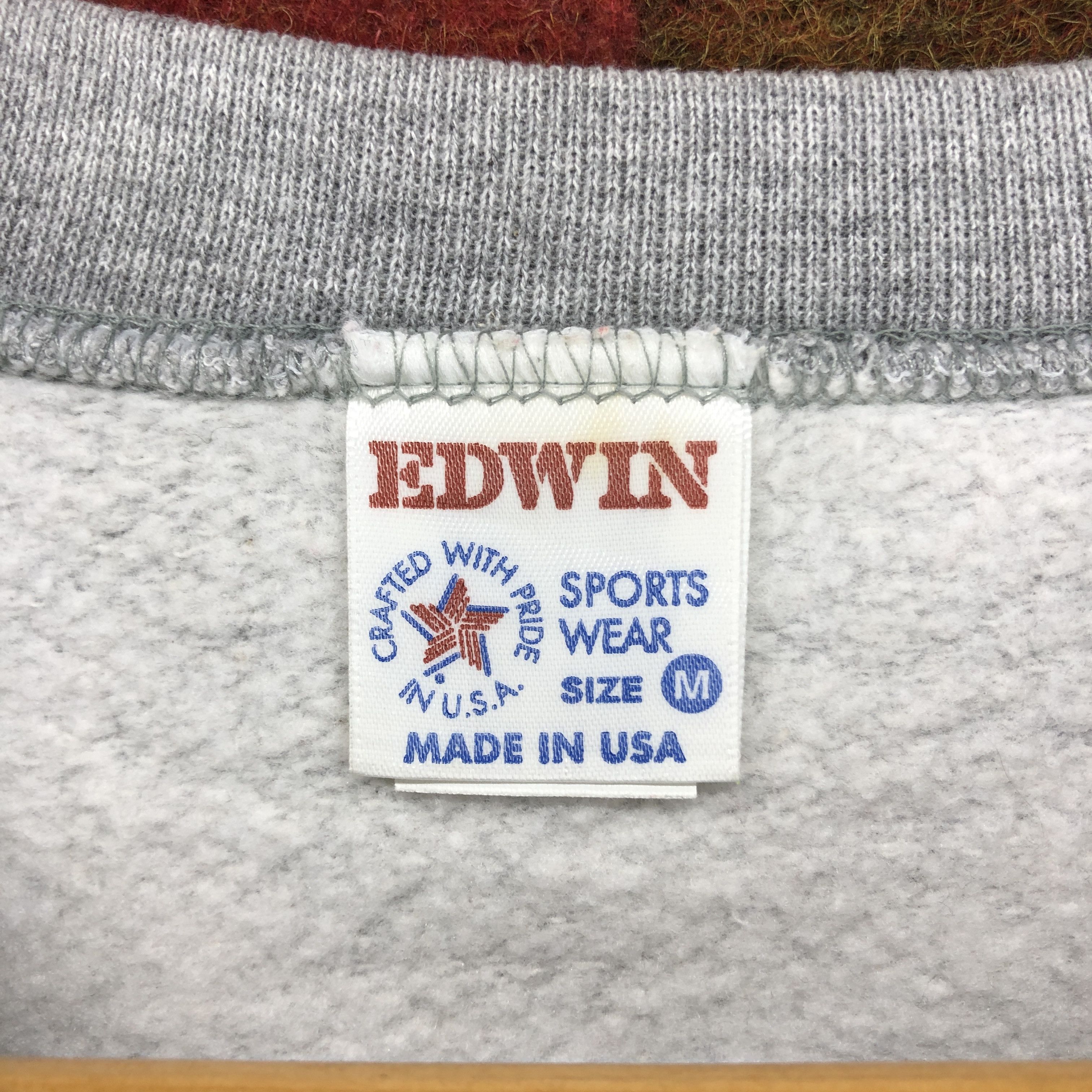 Edwin 90s Vintage Hawaii SURF & TURF Crew Neck Sweatshirt #029-02 Size US M / EU 48-50 / 2 - 8 Thumbnail