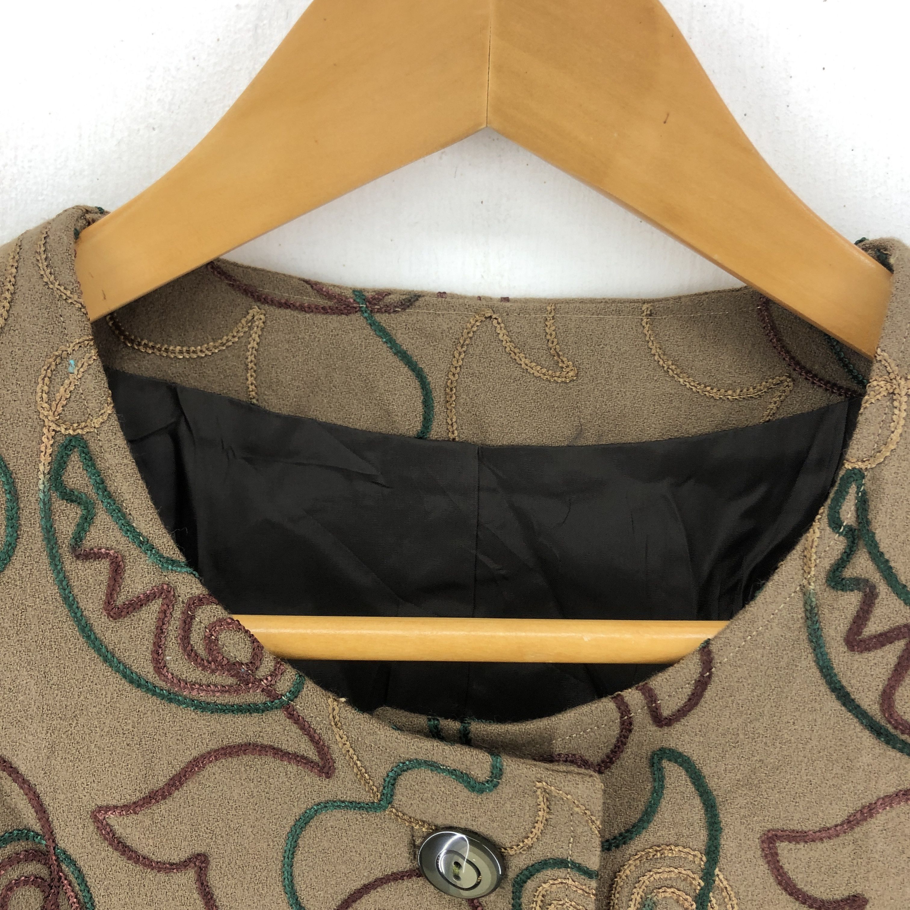 Japanese Brand Women Casual Jacket Nice Design #2038-36 Size M / US 6-8 / IT 42-44 - 4 Thumbnail