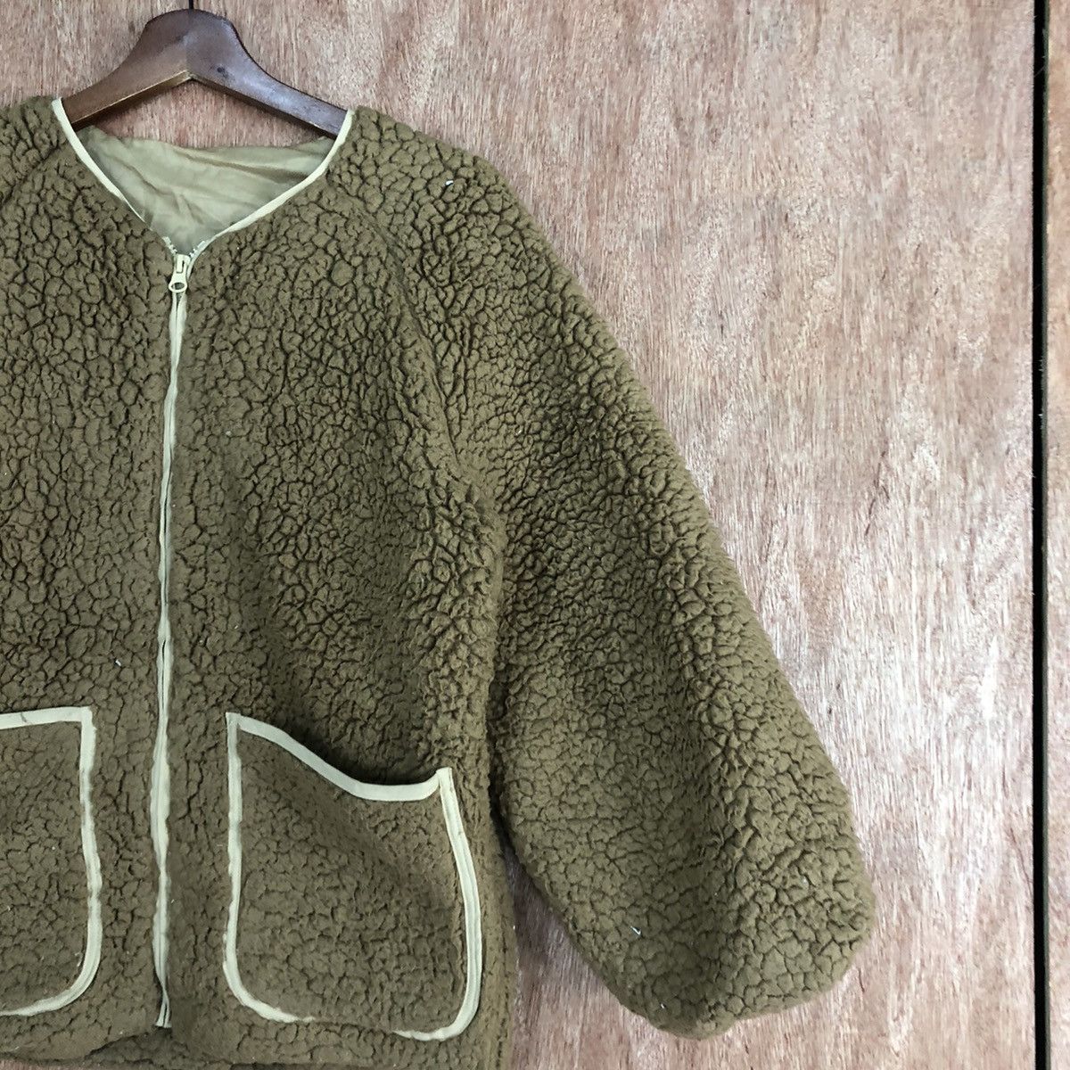 Japanese Brand × Vintage Vintage Airly Momo Deep Pile Fleece Jacket Size US M / EU 48-50 / 2 - 5 Thumbnail