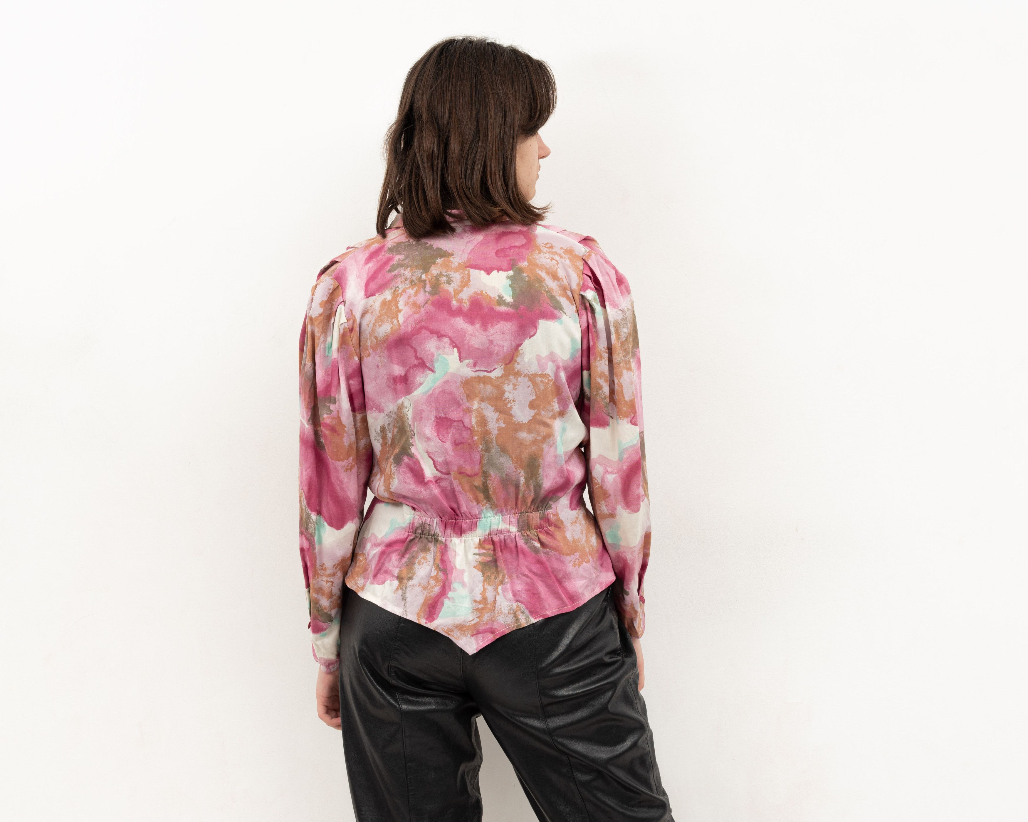Other × Vintage YOUR SIXTH SENSE UK 20 Button Up Over Shirt Floral Blouse Size XL / US 12-14 / IT 48-50 - 8 Thumbnail