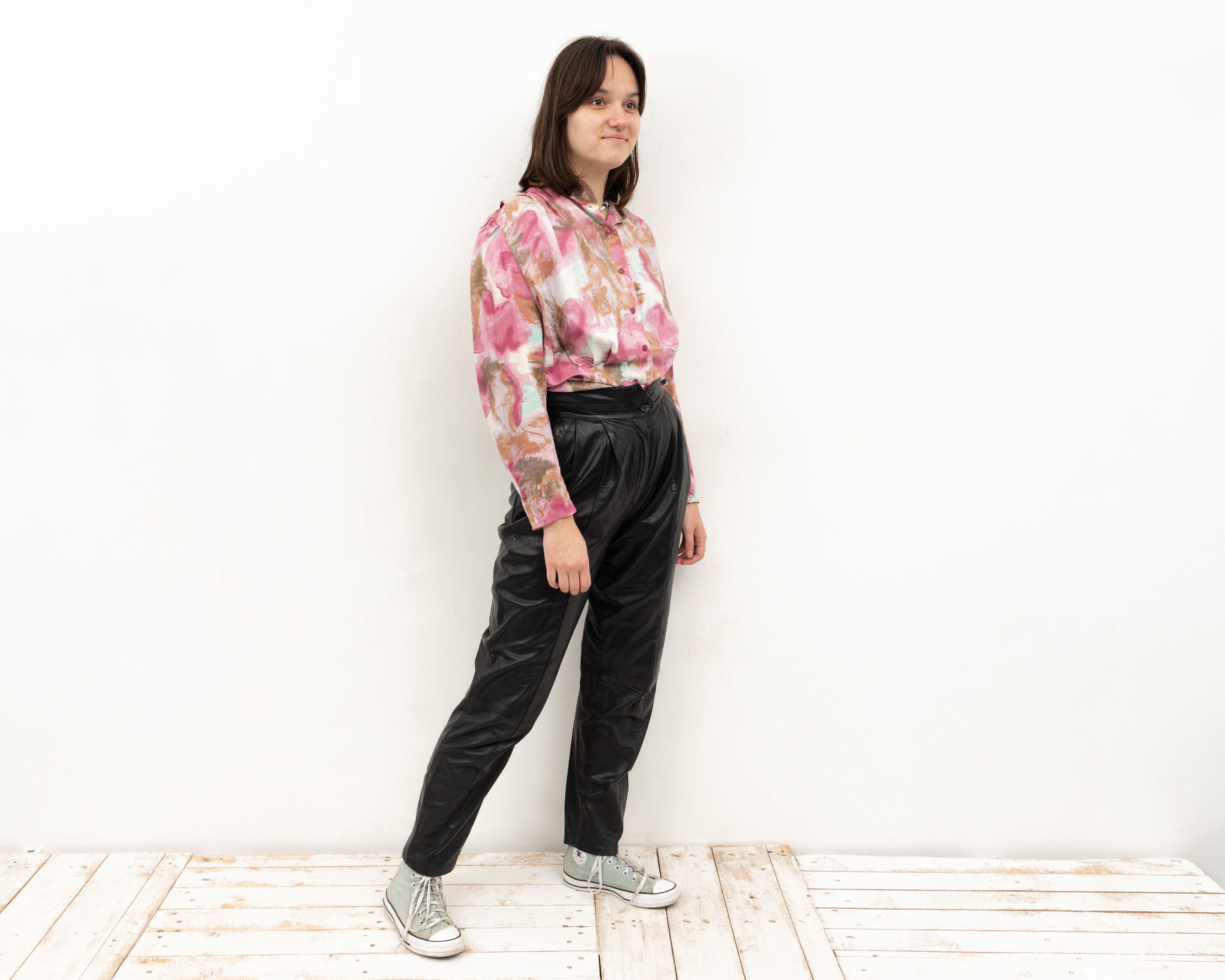 Other × Vintage YOUR SIXTH SENSE UK 20 Button Up Over Shirt Floral Blouse Size XL / US 12-14 / IT 48-50 - 4 Thumbnail