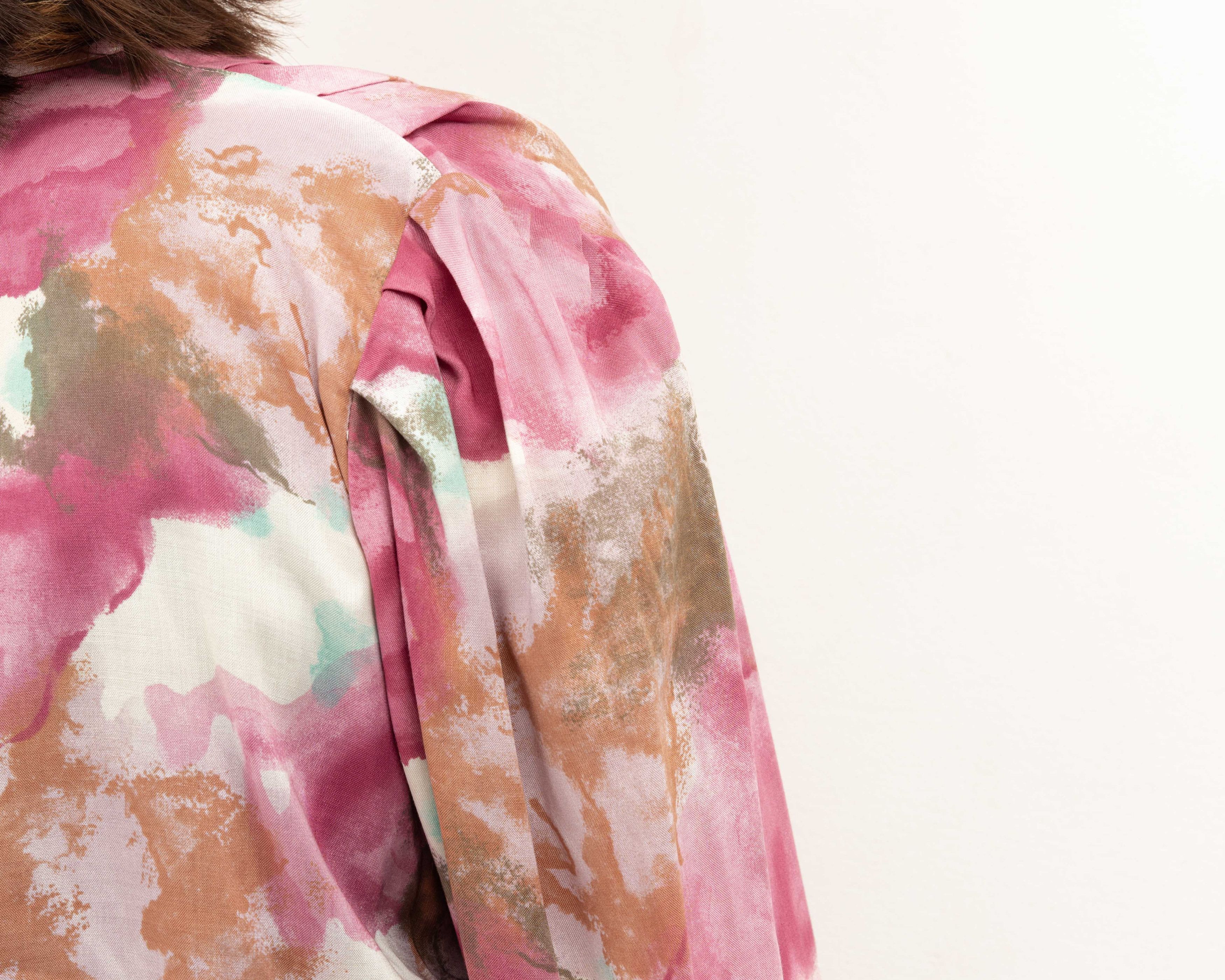 Other × Vintage YOUR SIXTH SENSE UK 20 Button Up Over Shirt Floral Blouse Size XL / US 12-14 / IT 48-50 - 5 Thumbnail