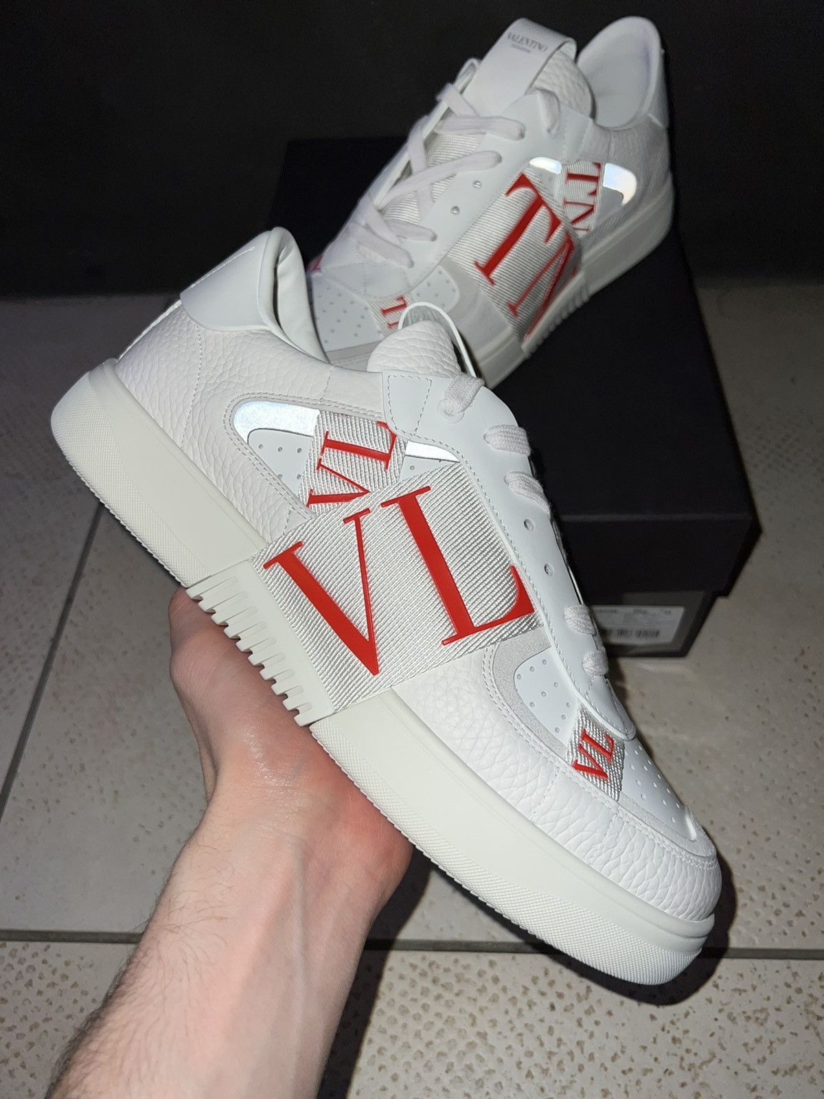 Valentino Valentino VL7N white ice red | Grailed