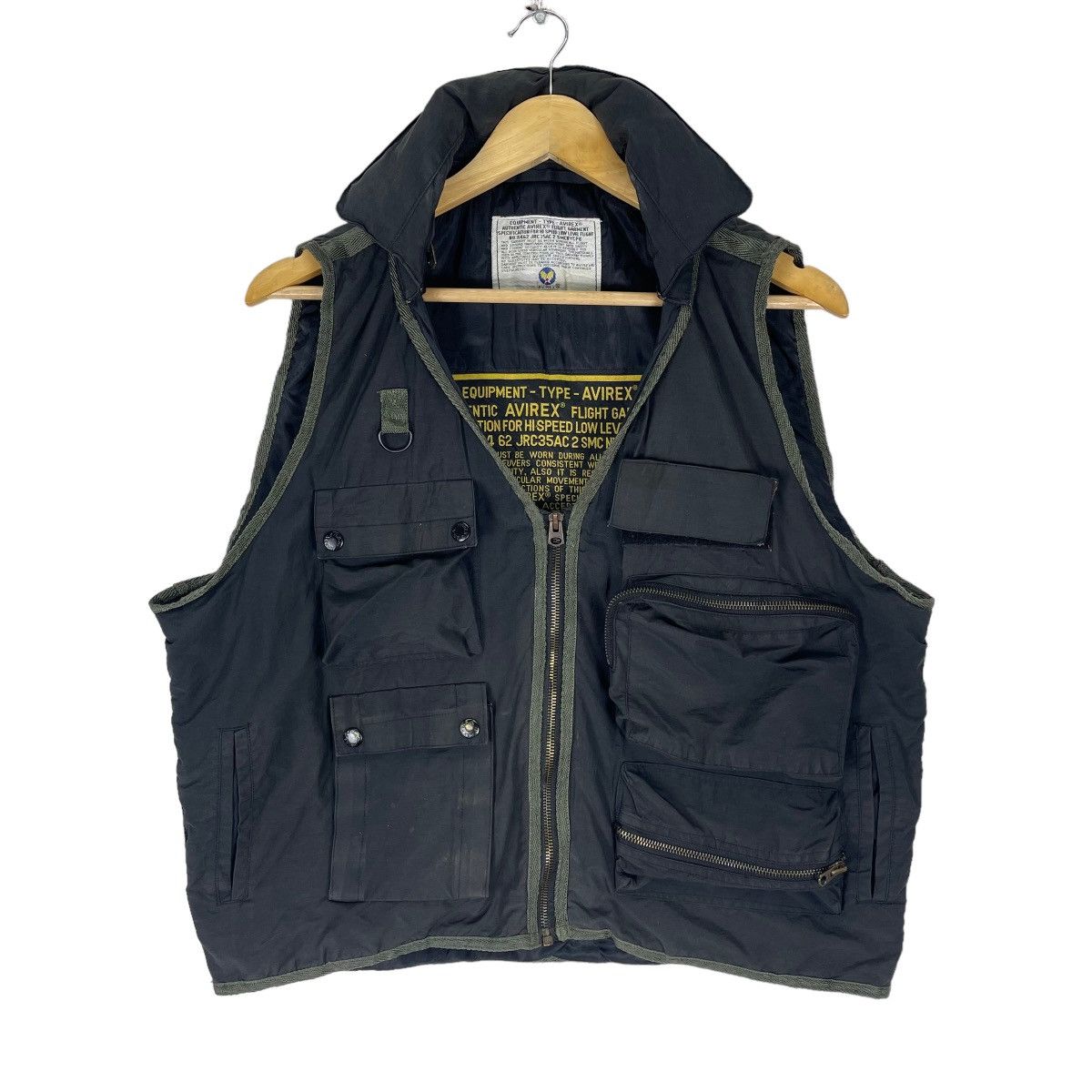 Avirex ☀️AVIREX USN MULTI POCKET TACTICAL HOODIE ISSUE VEST Size US L / EU 52-54 / 3 - 1 Thumbnail