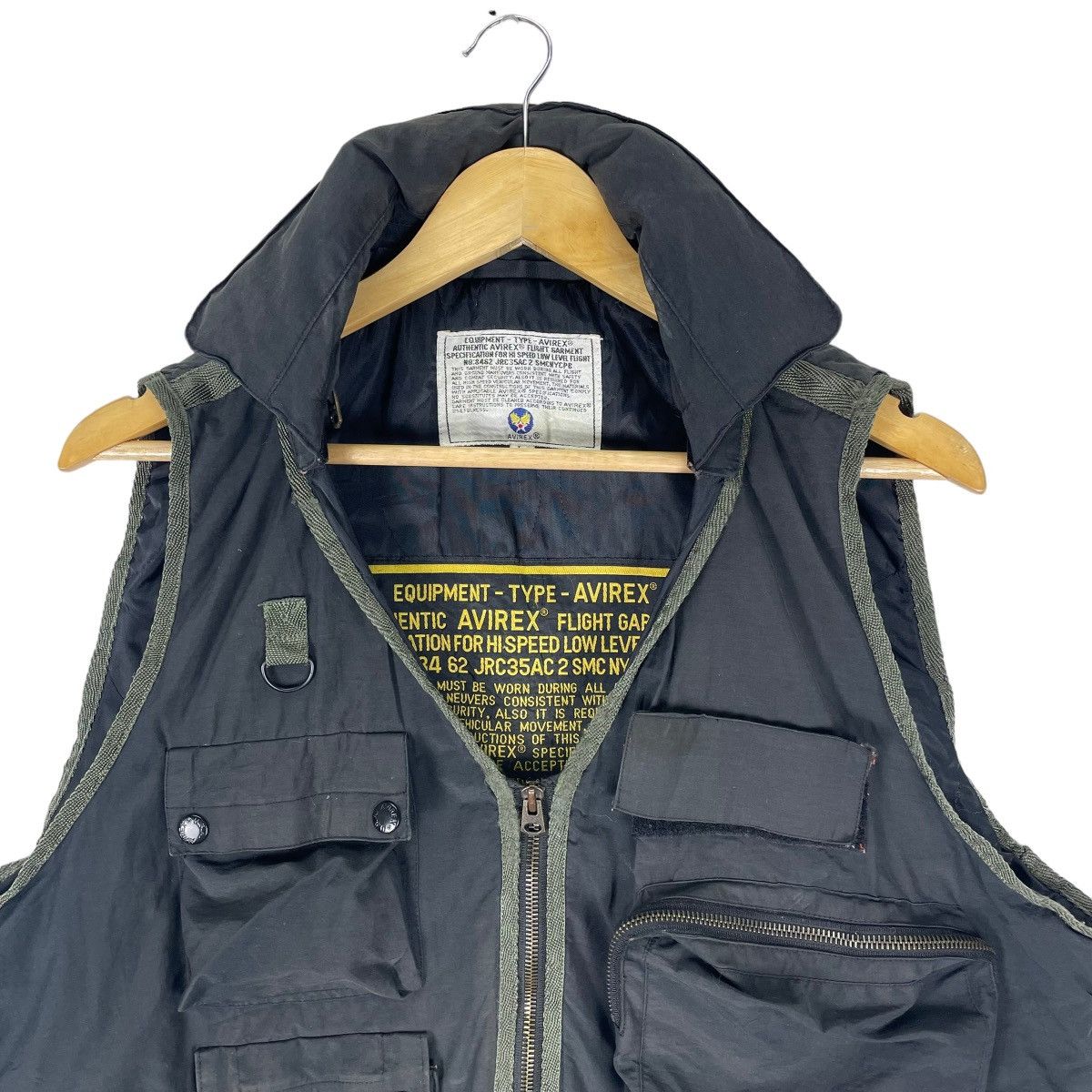 Avirex ☀️AVIREX USN MULTI POCKET TACTICAL HOODIE ISSUE VEST Size US L / EU 52-54 / 3 - 2 Thumbnail